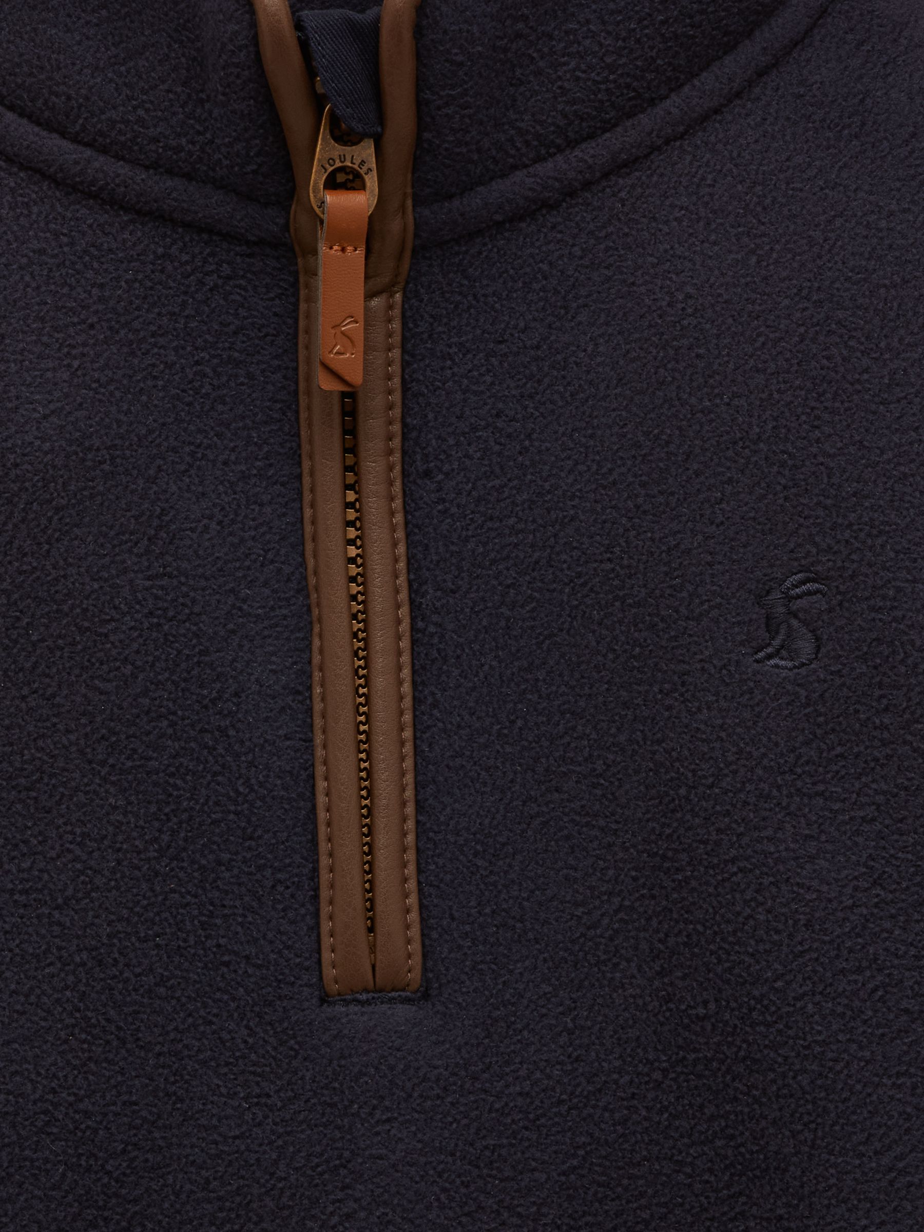 Kids' Heritage Navy Blue Fleece Quarter Zip - Image 3 of 7