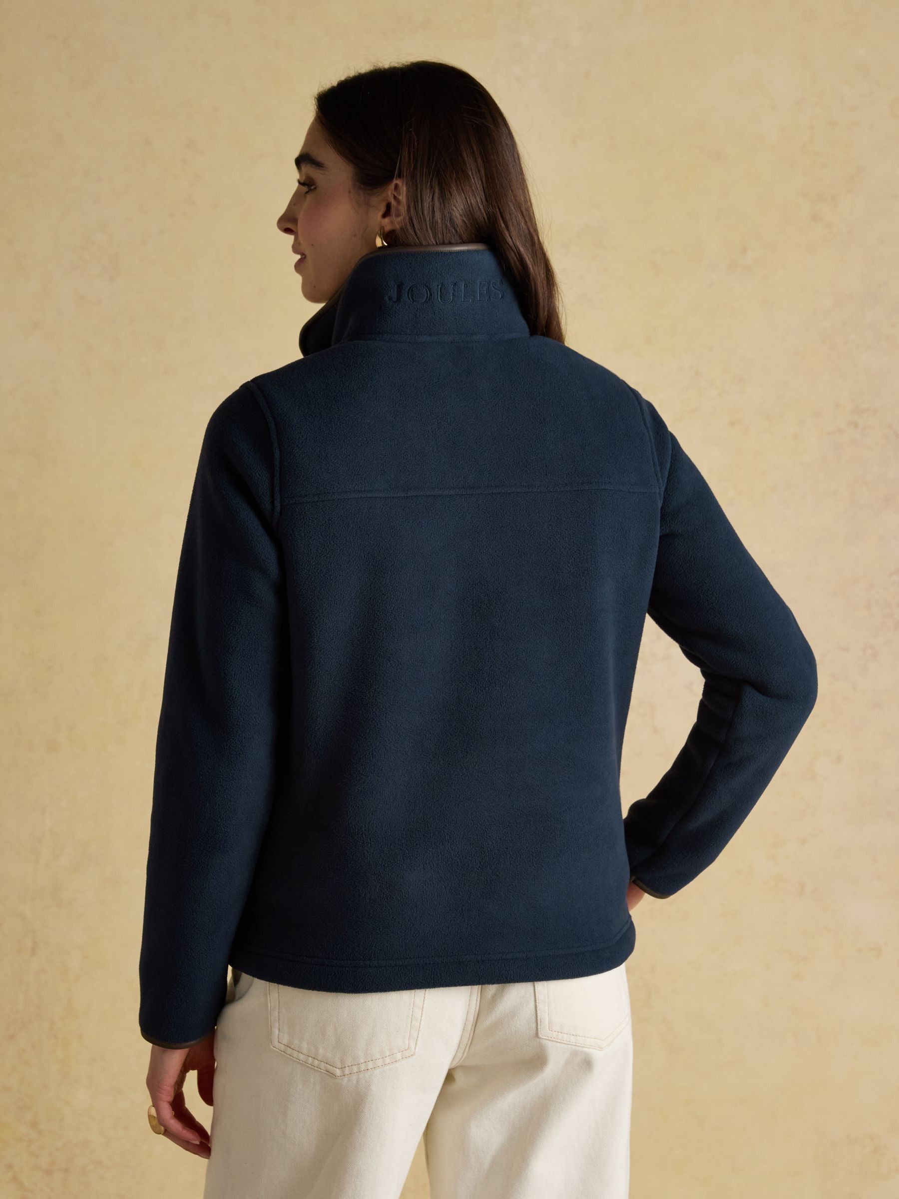 Heritage Navy Quarter Zip Fleece - Image 4 of 10