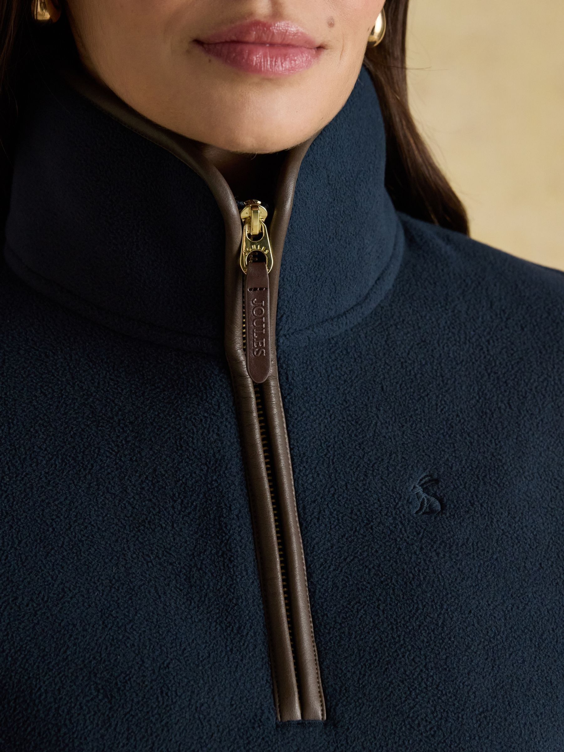Heritage Navy Quarter Zip Fleece - Image 7 of 10