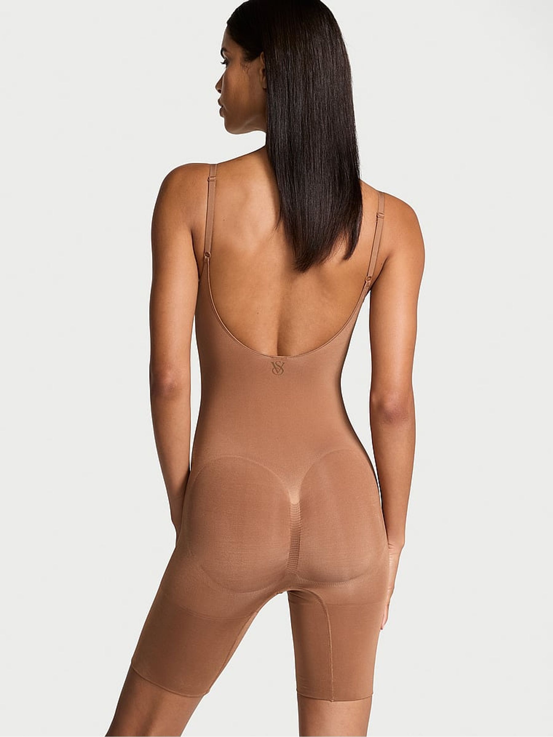 Caramel Nude Seamless Shaping™ Mid Thigh Bodysuit - Image 2 of 5