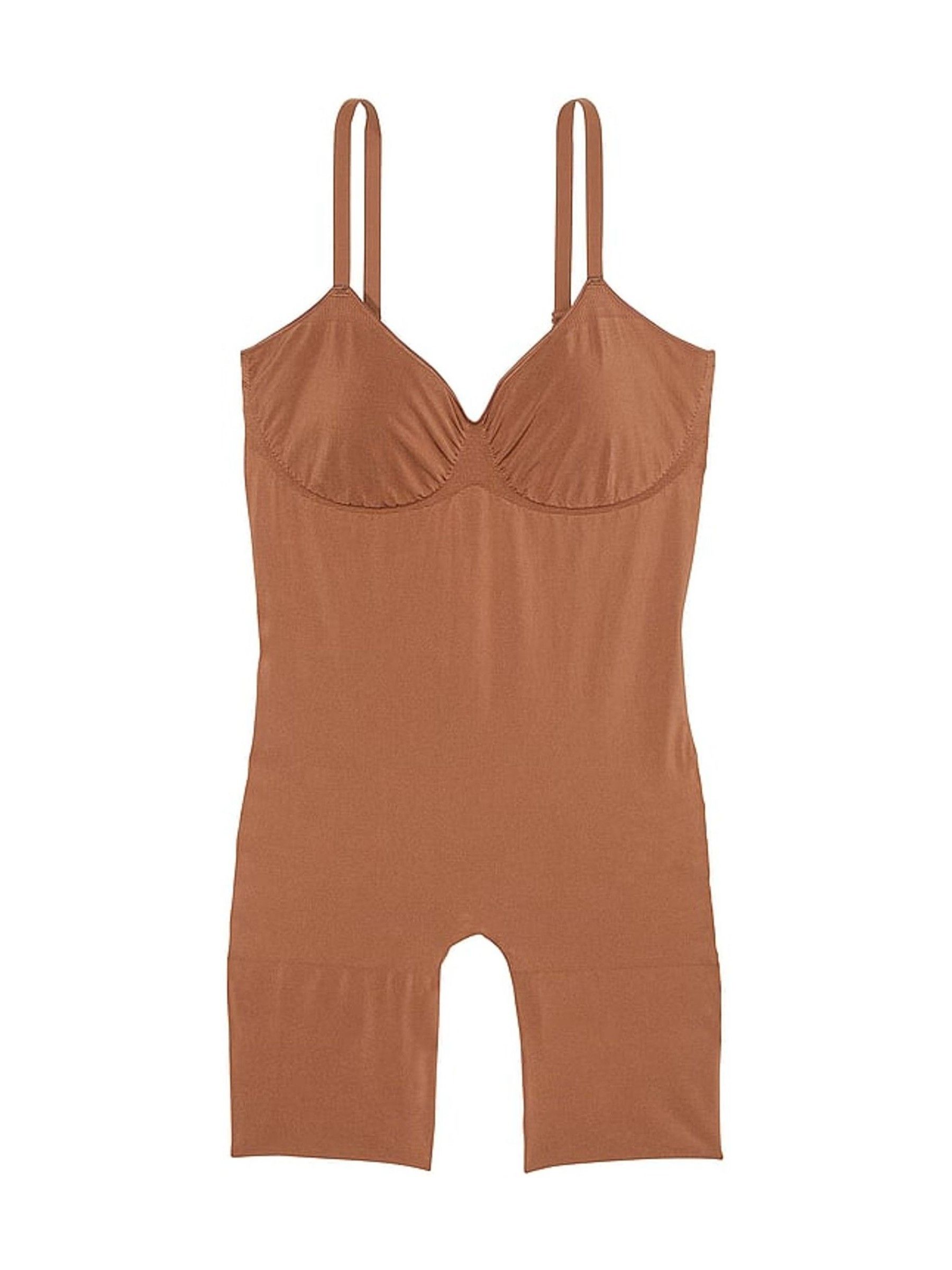 Caramel Nude Seamless Shaping™ Mid Thigh Bodysuit - Image 4 of 5