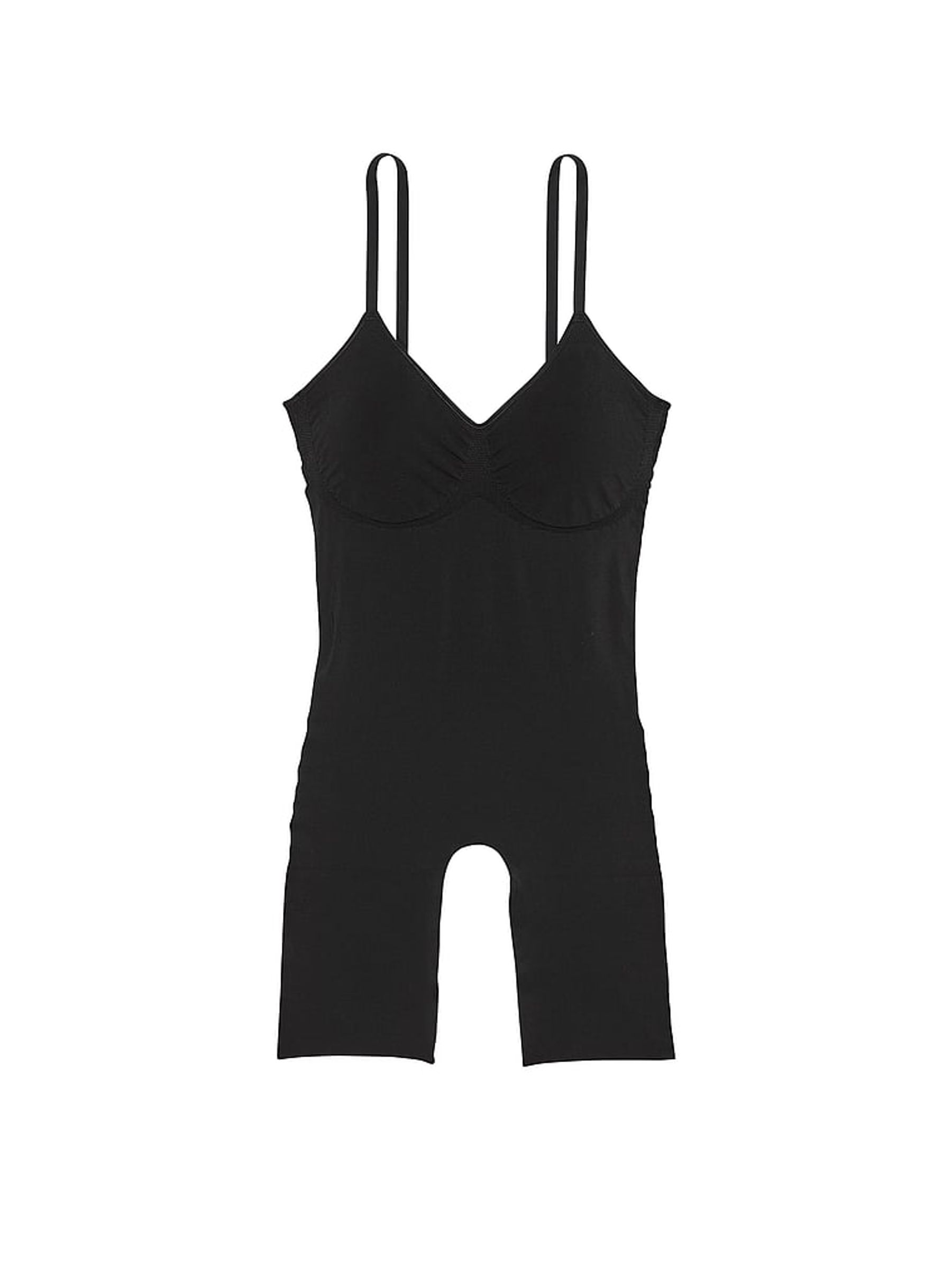Black Seamless Shaping™ Mid Thigh Bodysuit - Image 4 of 5