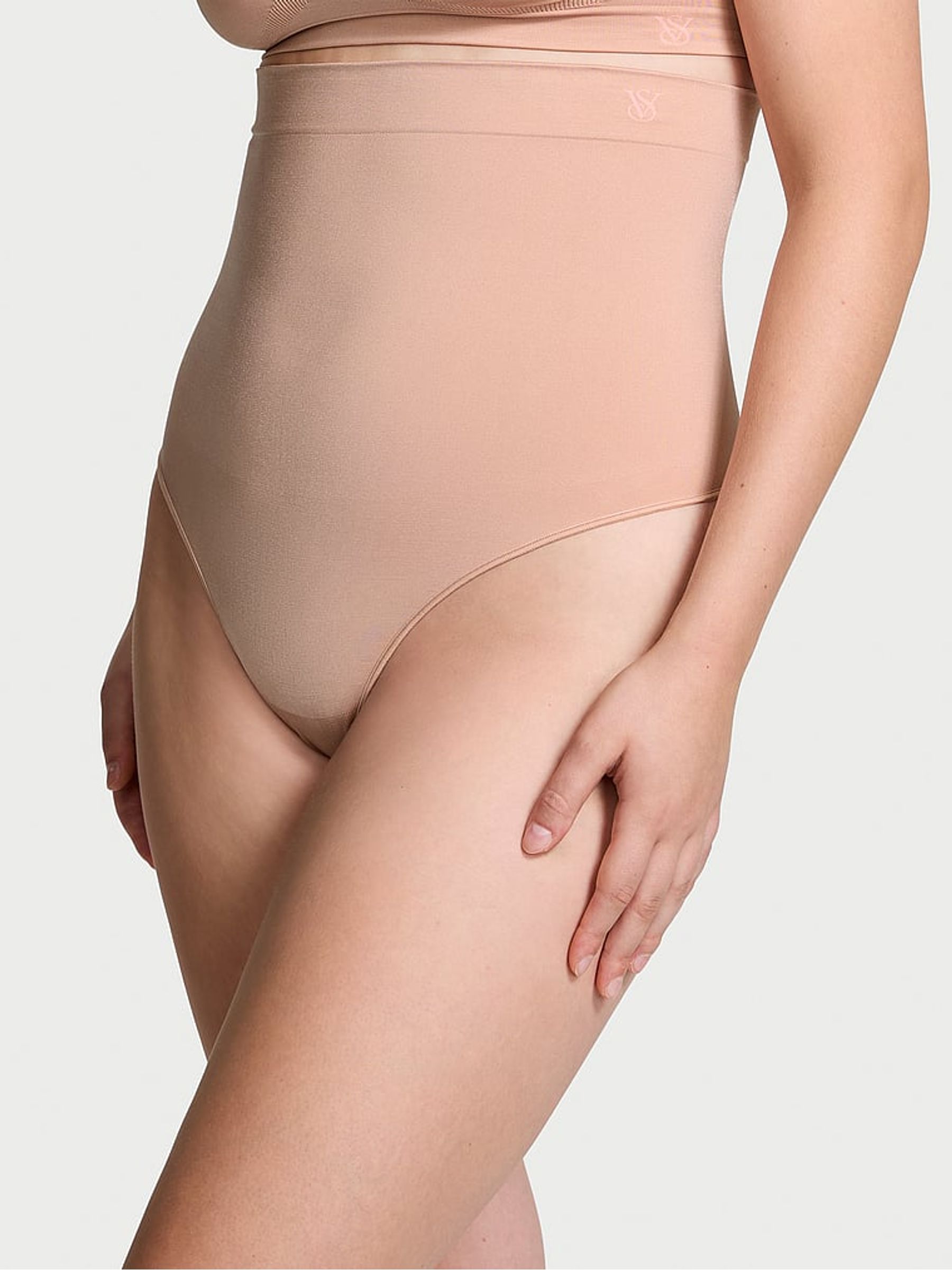 Macaron Nude Thong Seamless Shaping™ Knickers - Image 1 of 2