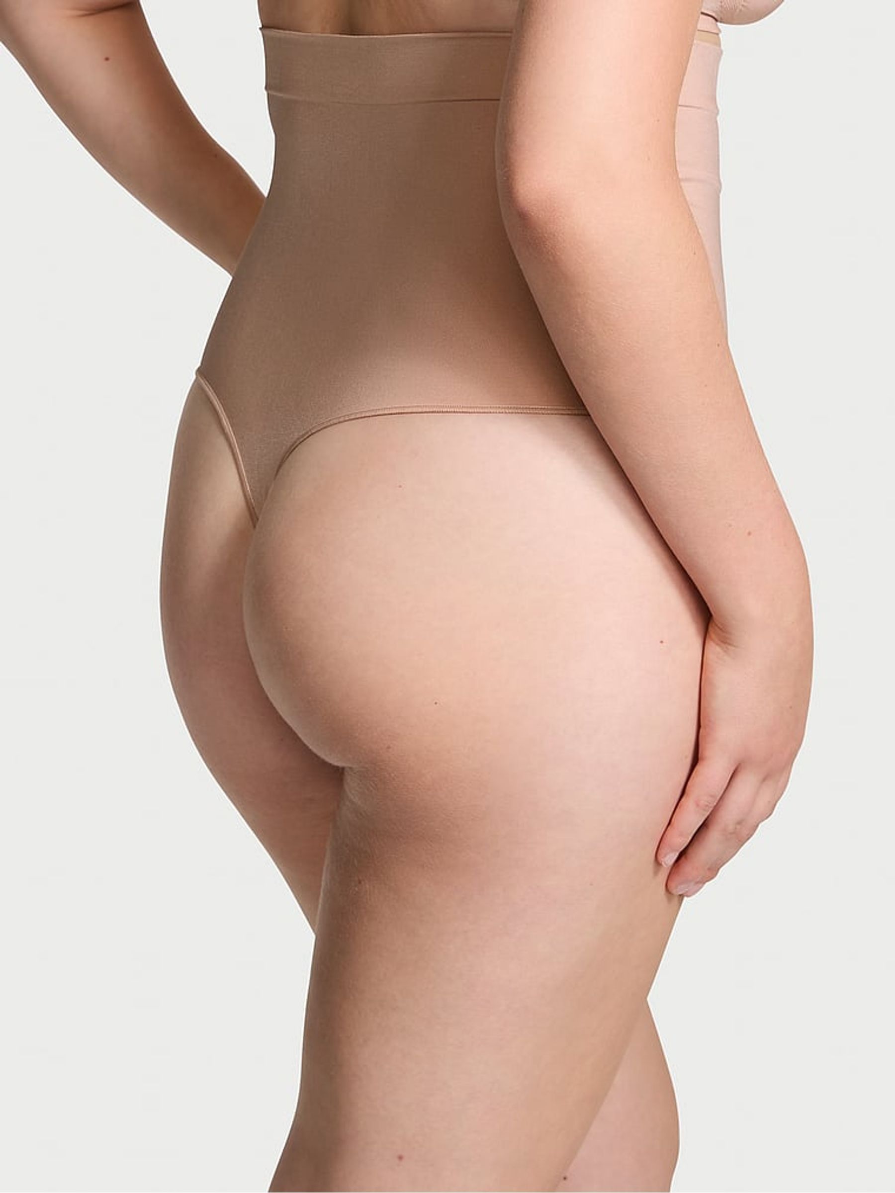 Macaron Nude Thong Seamless Shaping™ Knickers - Image 2 of 2