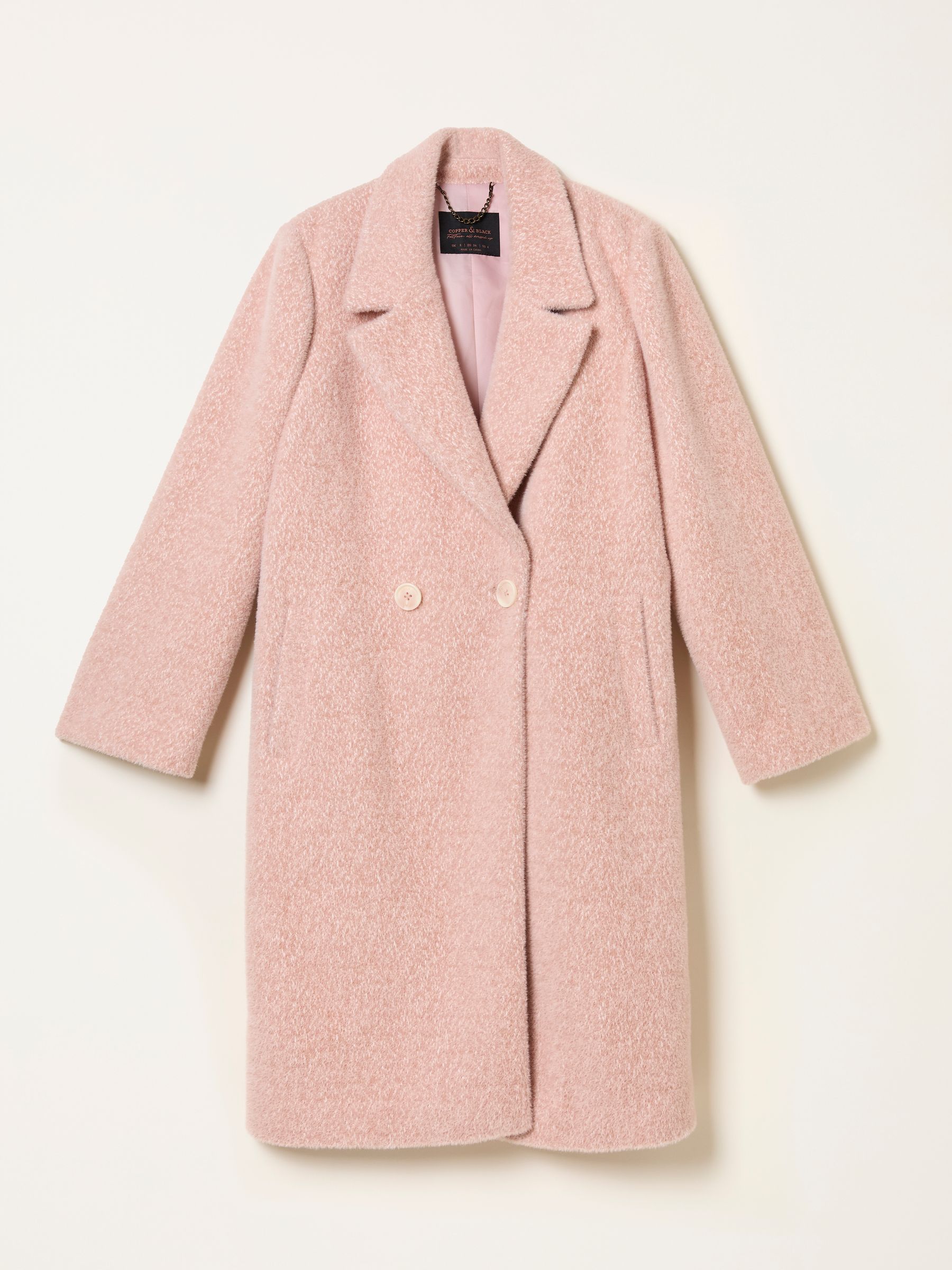 Aubrey Blush Pink Structured Coat - Image 5 of 5