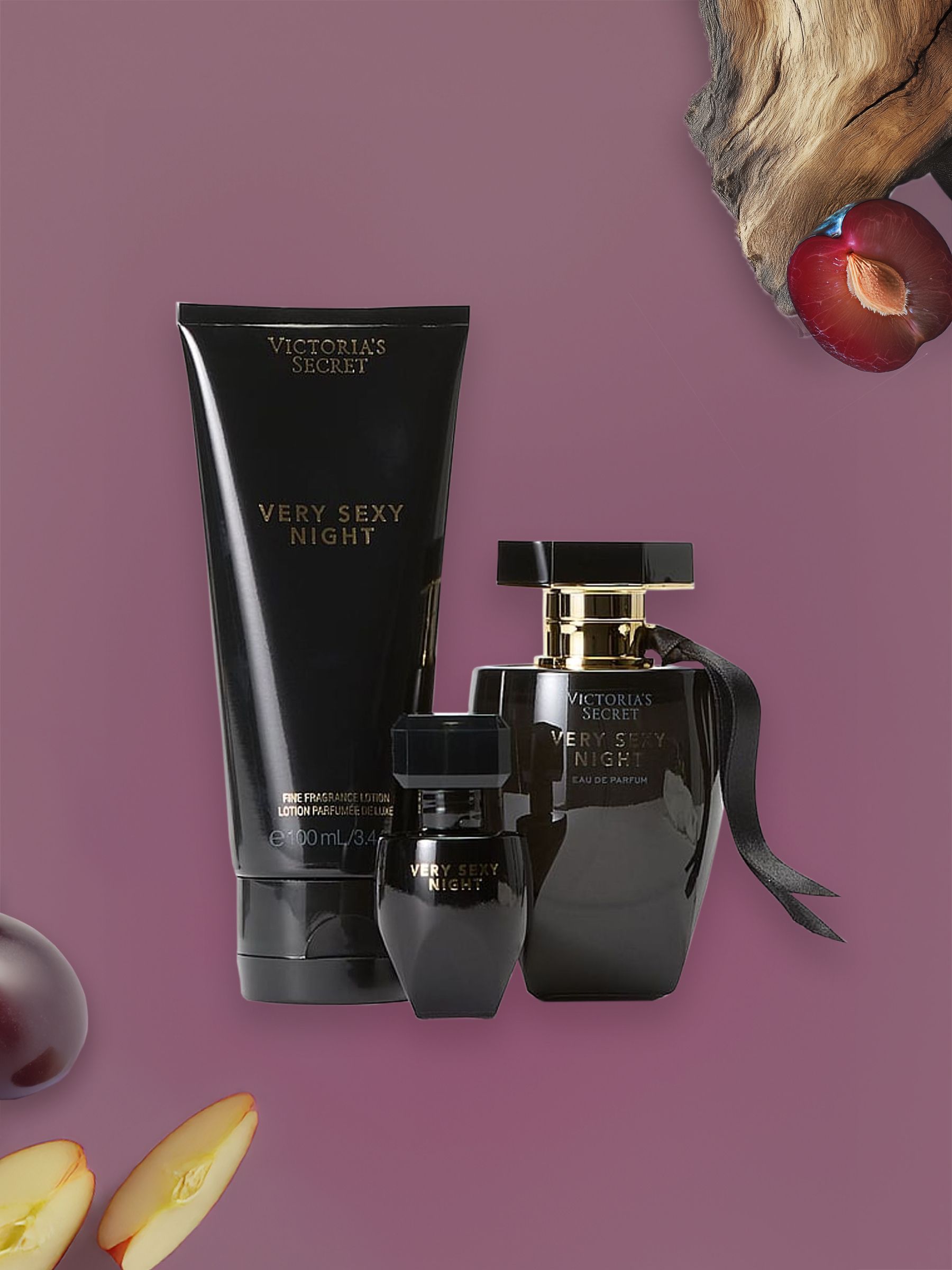 Victoria’s Secret Very Sexy Night Set VICTORIA'S SECRET *VERY SEXY NIGHT* 3 PCS LUXE FRAGRANCE