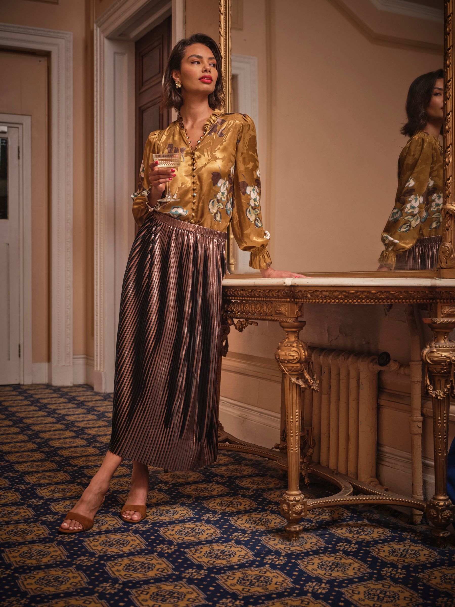 Marigold Briar Printed Blouse - Image 4 of 5