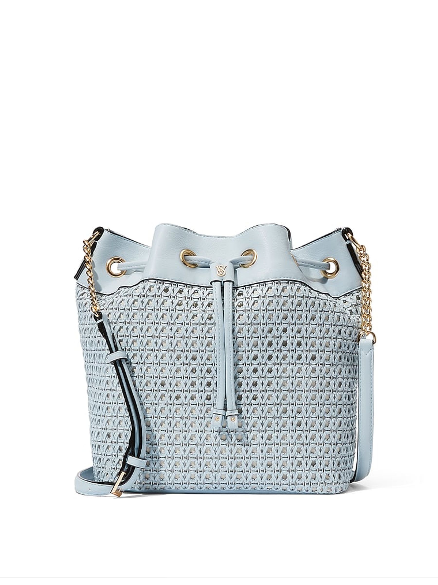 Blue Bucket Crossbody Bag - Image 1 of 2