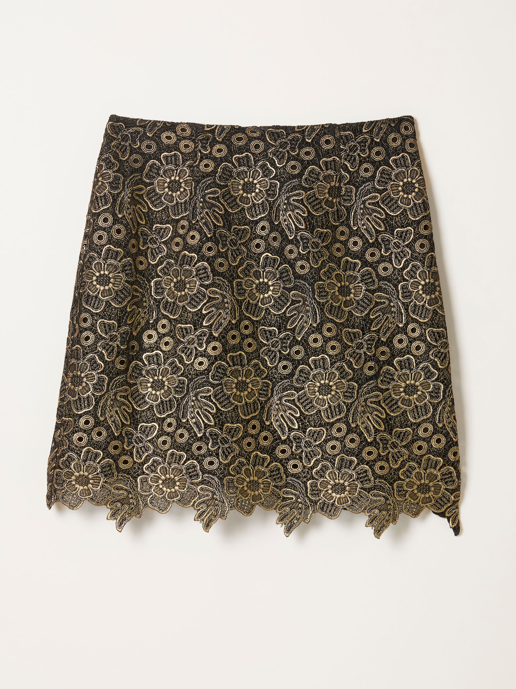 Paloma Gold Lace Skirt - Image 1 of 1