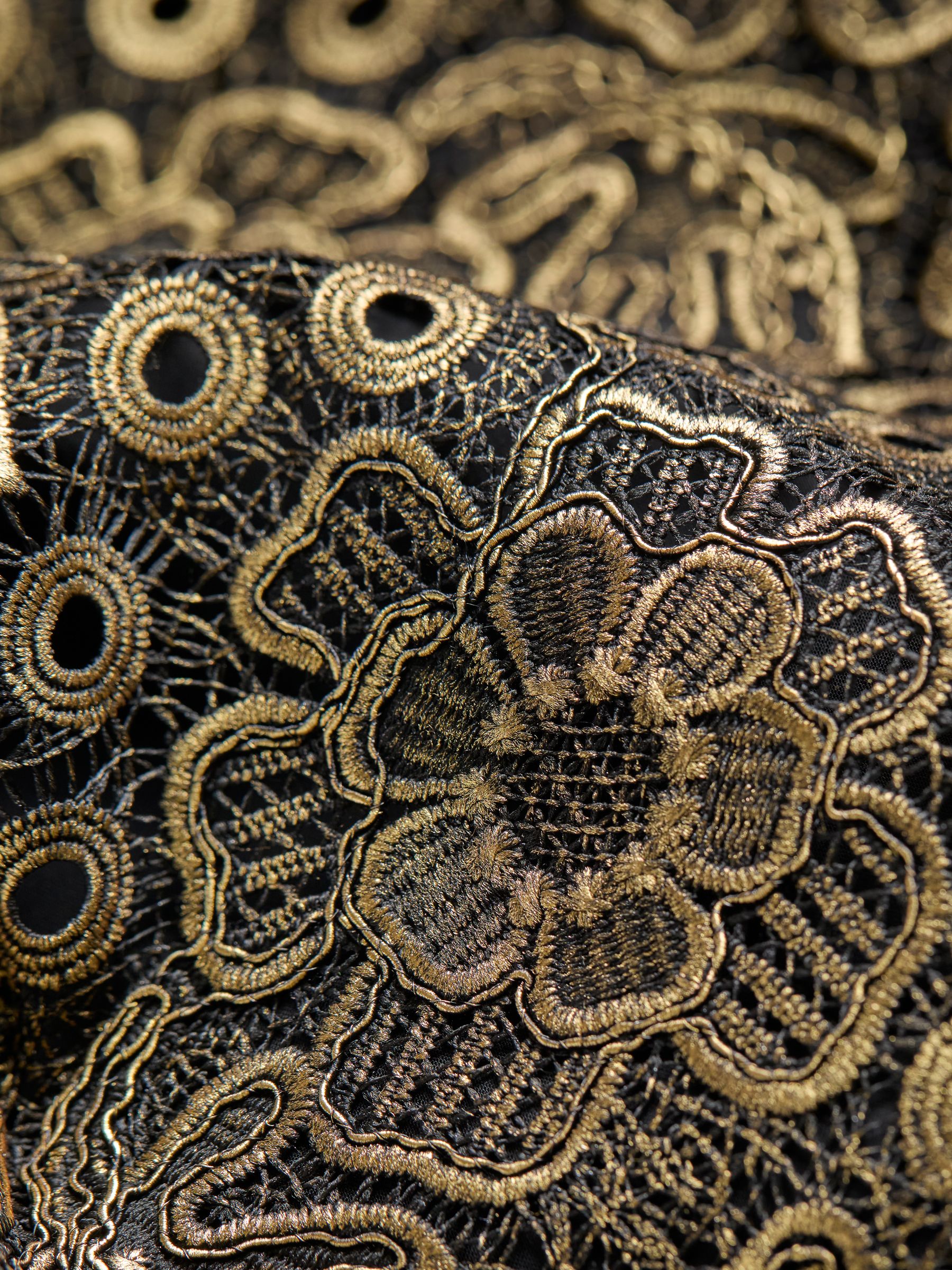 Paloma Gold Lace Skirt - Image 3 of 3