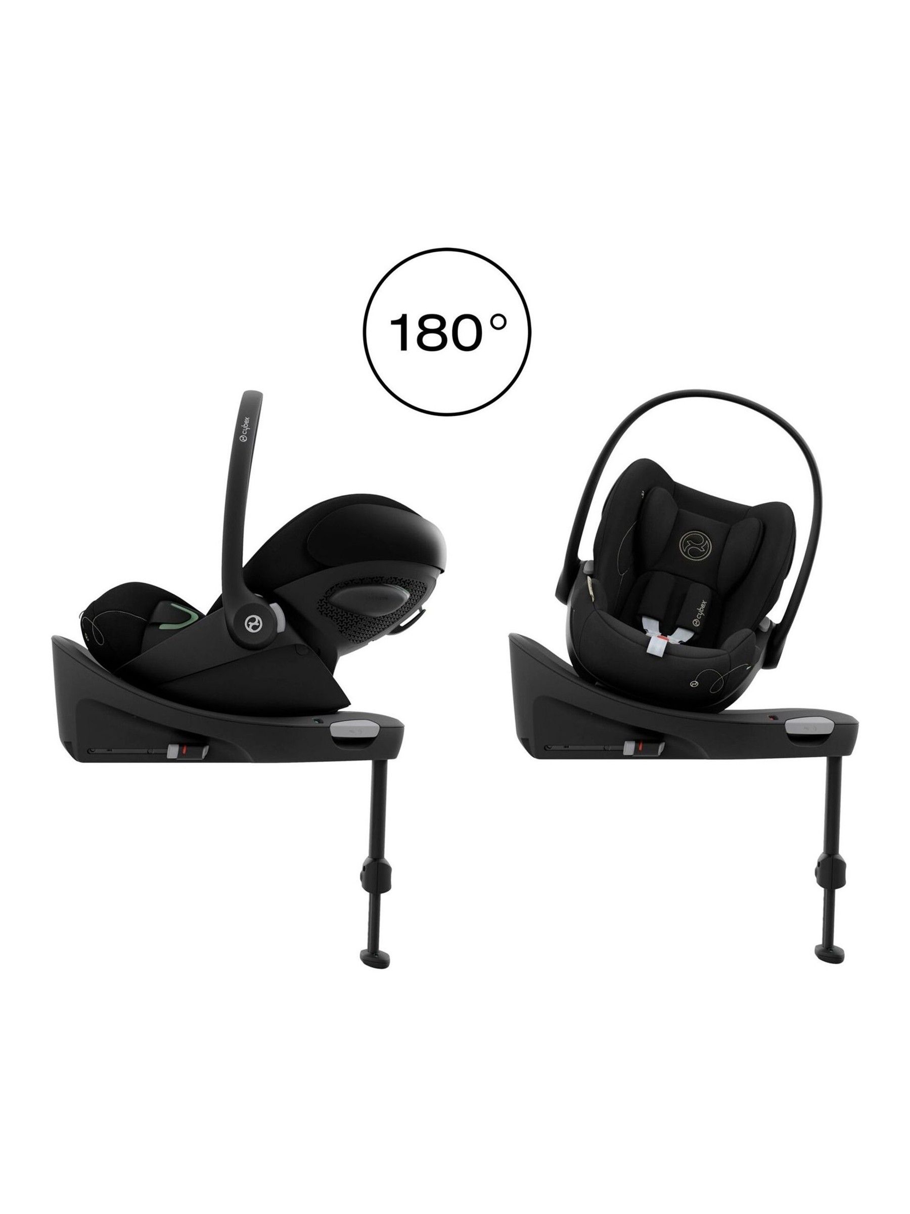 Cybex Moon Black Baby Cloud G I-size Car Seat - Image 4 of 6