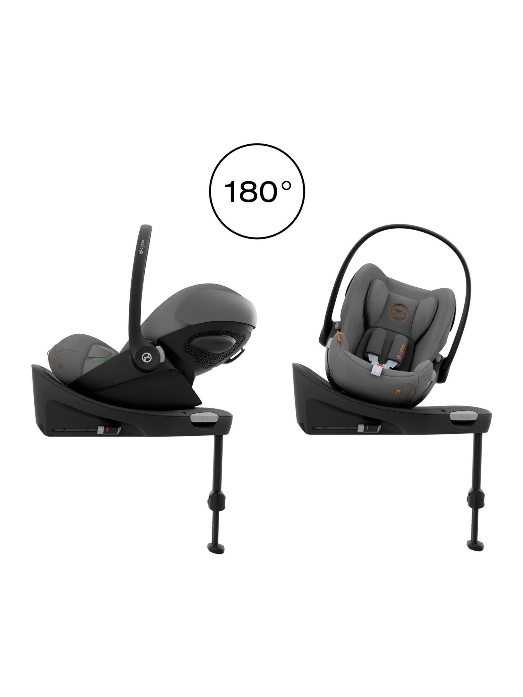 Cybex Lava Grey Baby Cloud G I-size Car Seat - Image 3 of 6
