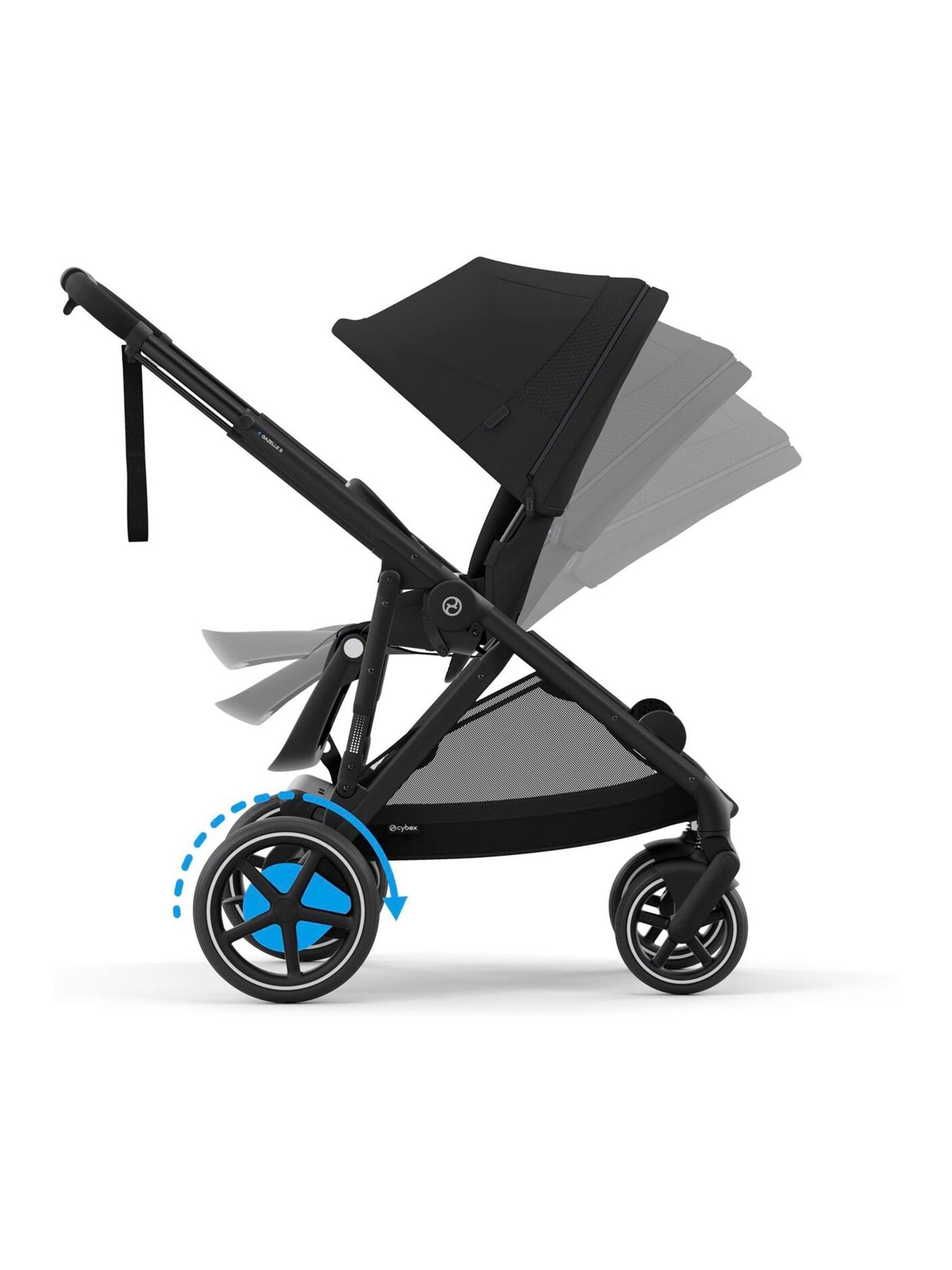 Cybex Moon Black Egazelle S Pushchair - Image 4 of 6