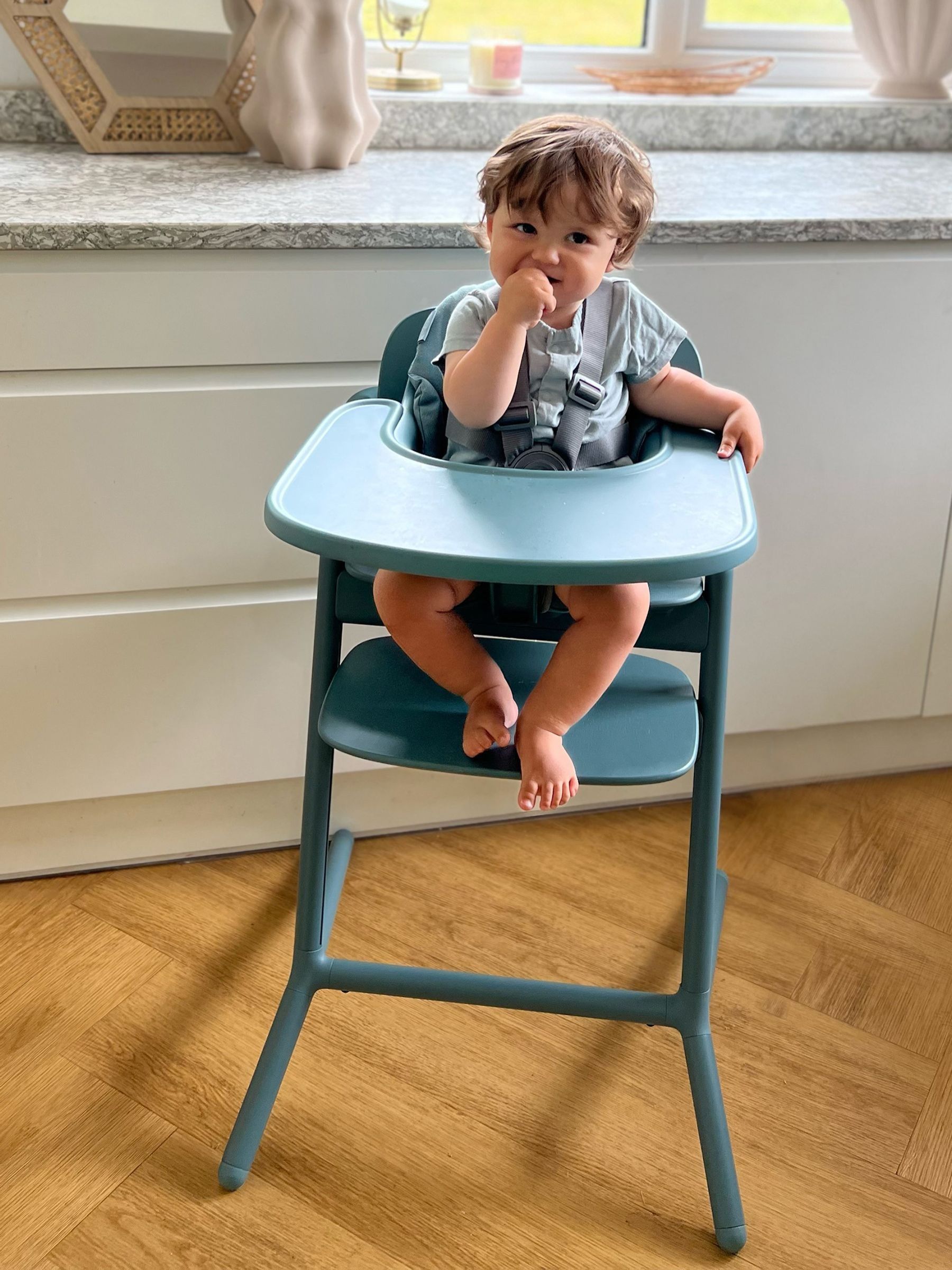 Cybex Stone Blue Lemo Highchair 4in1 Set - Image 1 of 6