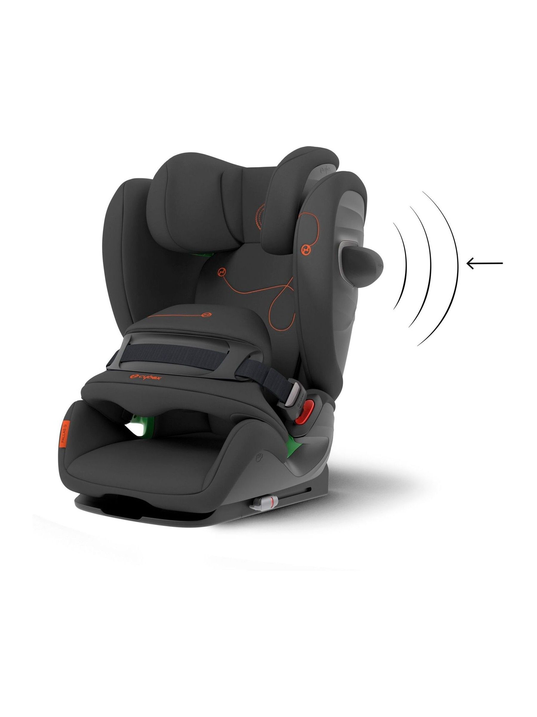 Cybex Fog Grey Pallas G I-size Car Seat - Image 4 of 6