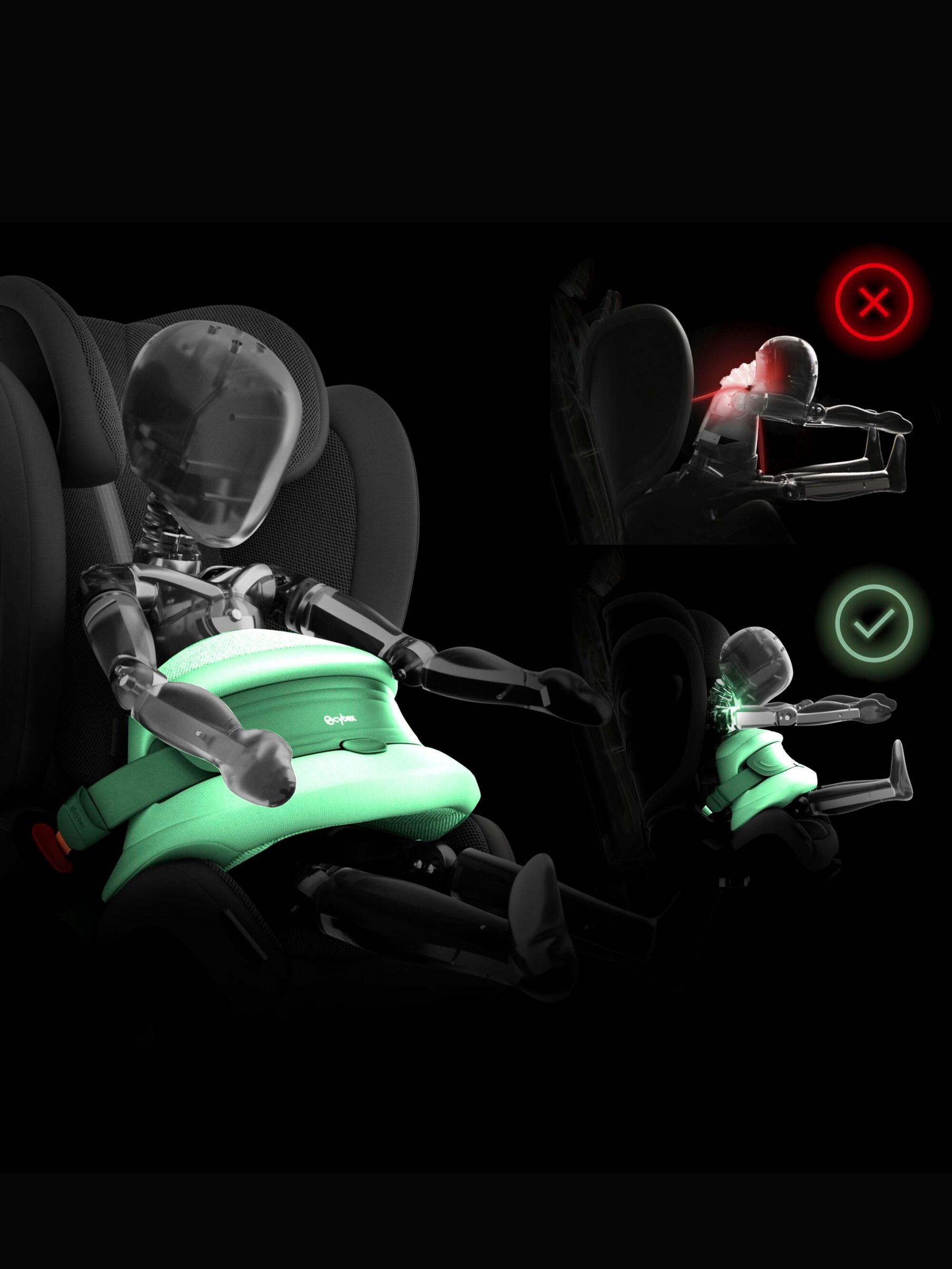 Cybex Fog Grey Pallas G2 I-size Car Seat - Image 8 of 8