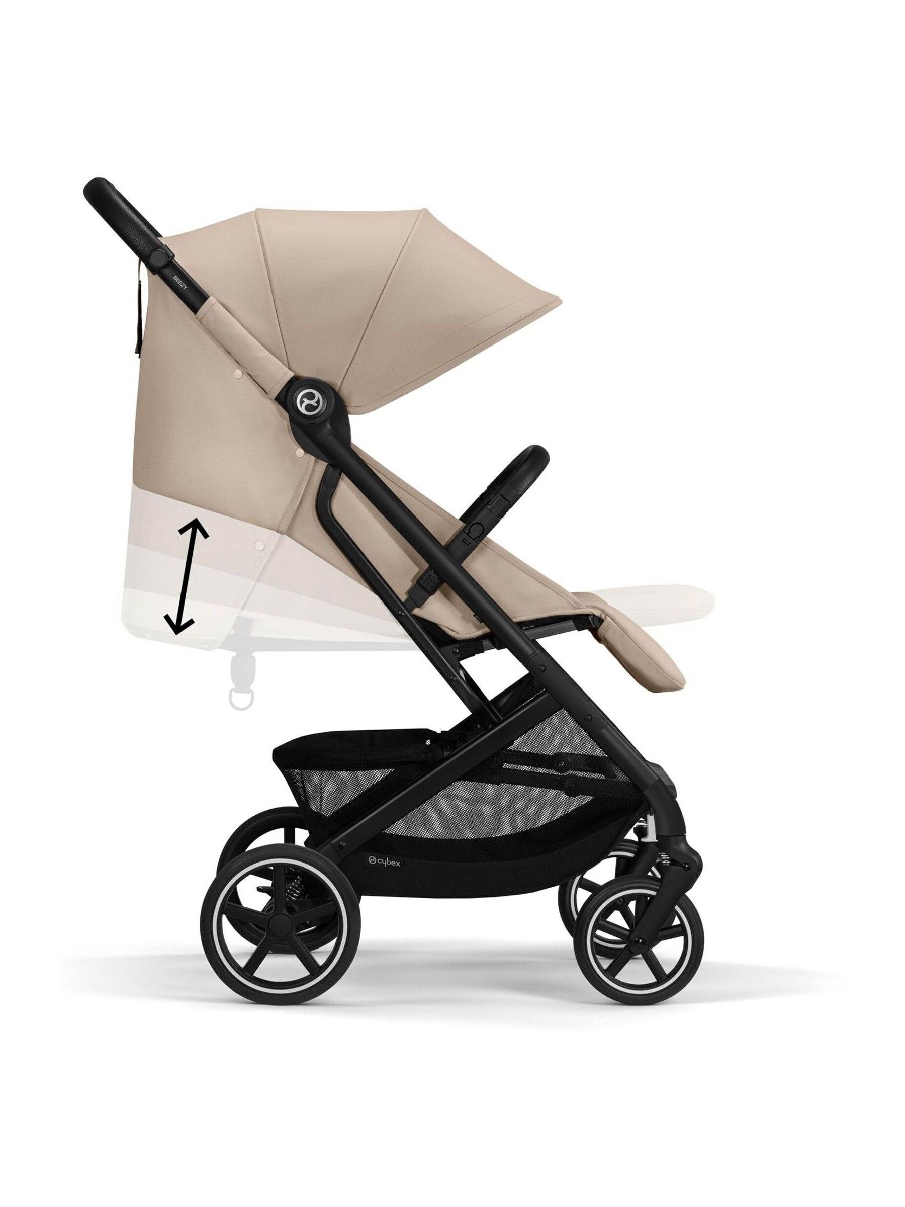 Cybex Almond Beige Beezy Stroller - Image 3 of 5