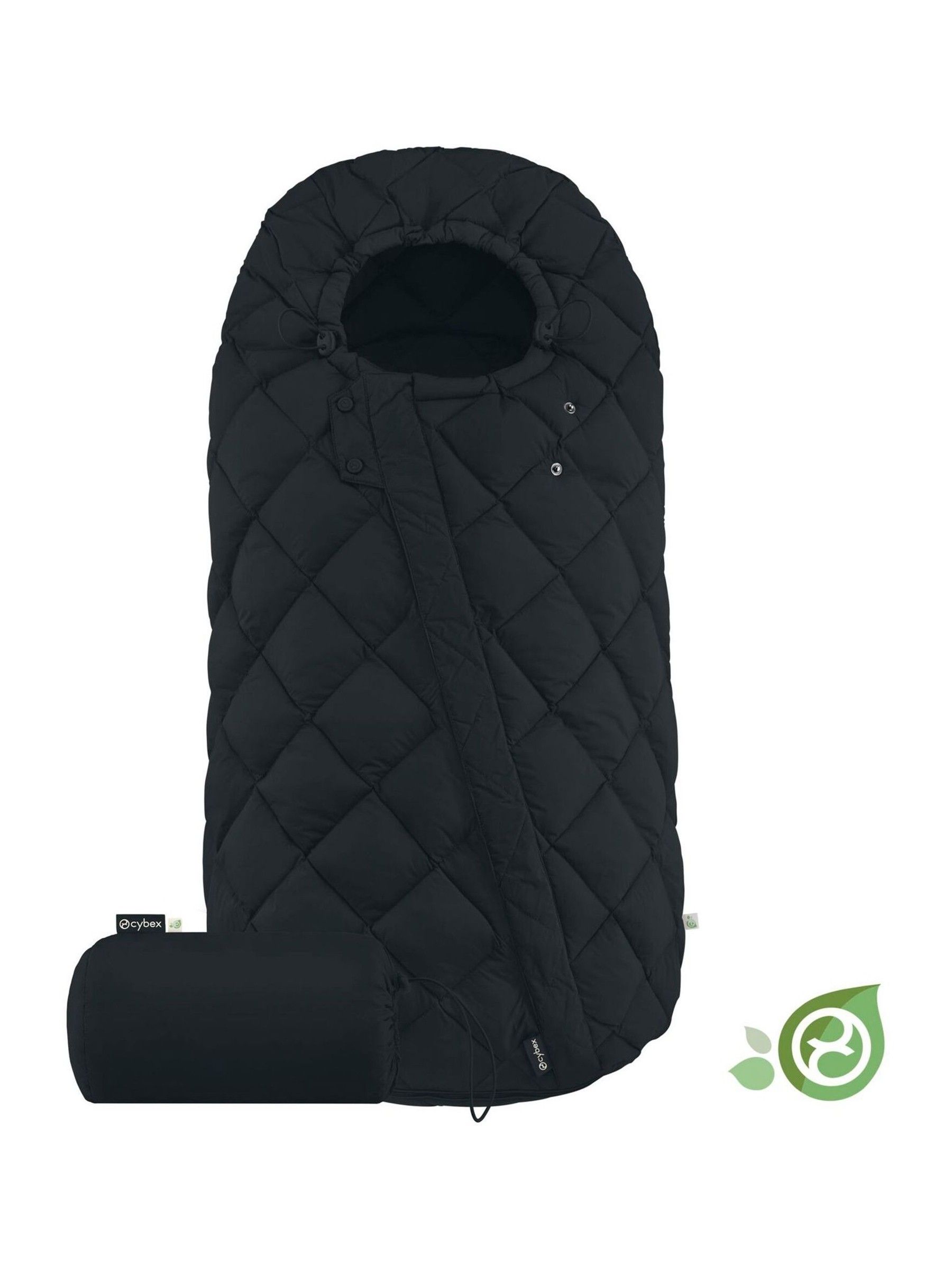 Cybex Moon Black 2 Footmuff Foot Muff - Image 1 of 4