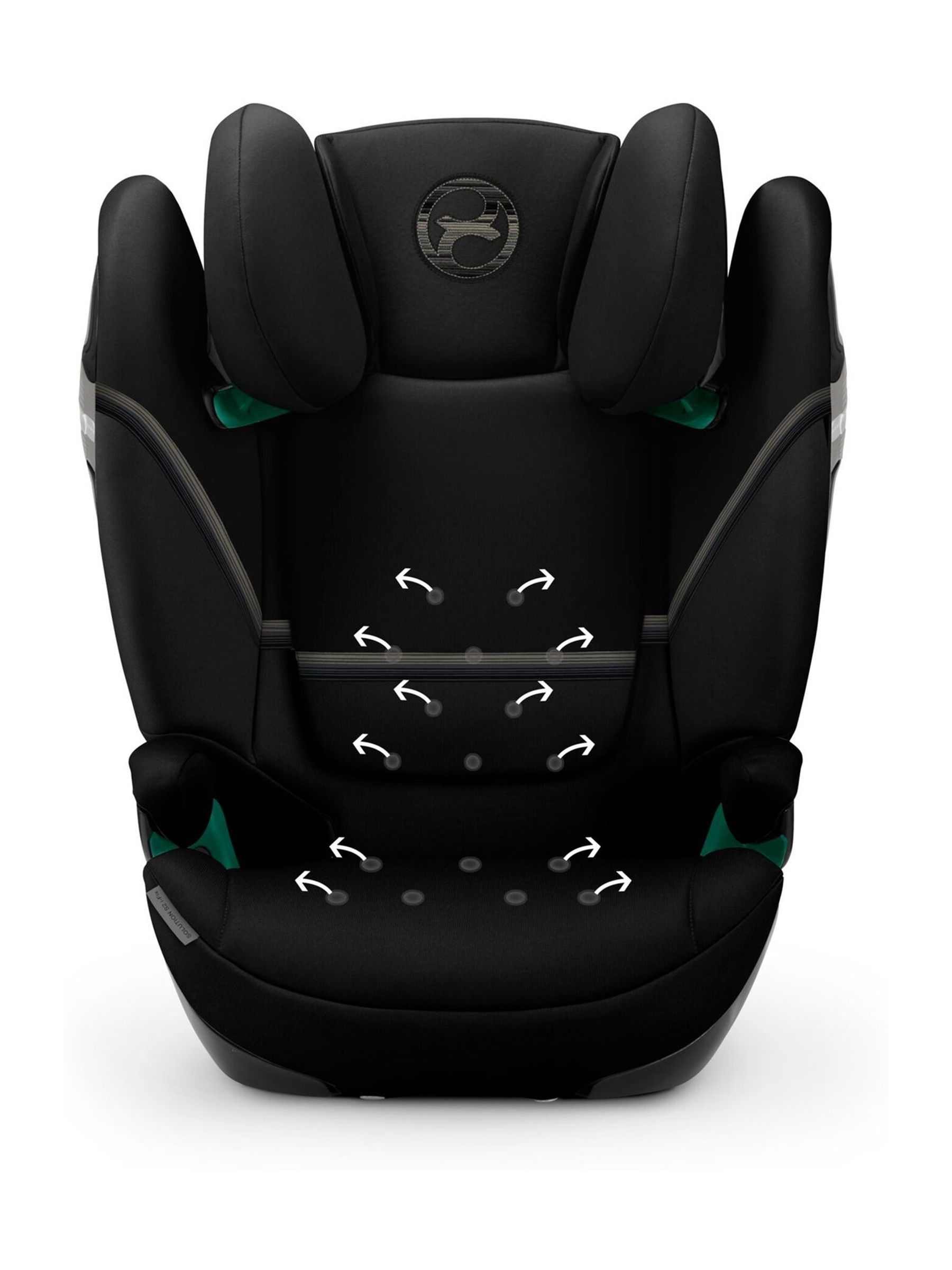Cybex Moon Black Solution S2 Ifix Child Car Seat - Image 4 of 6