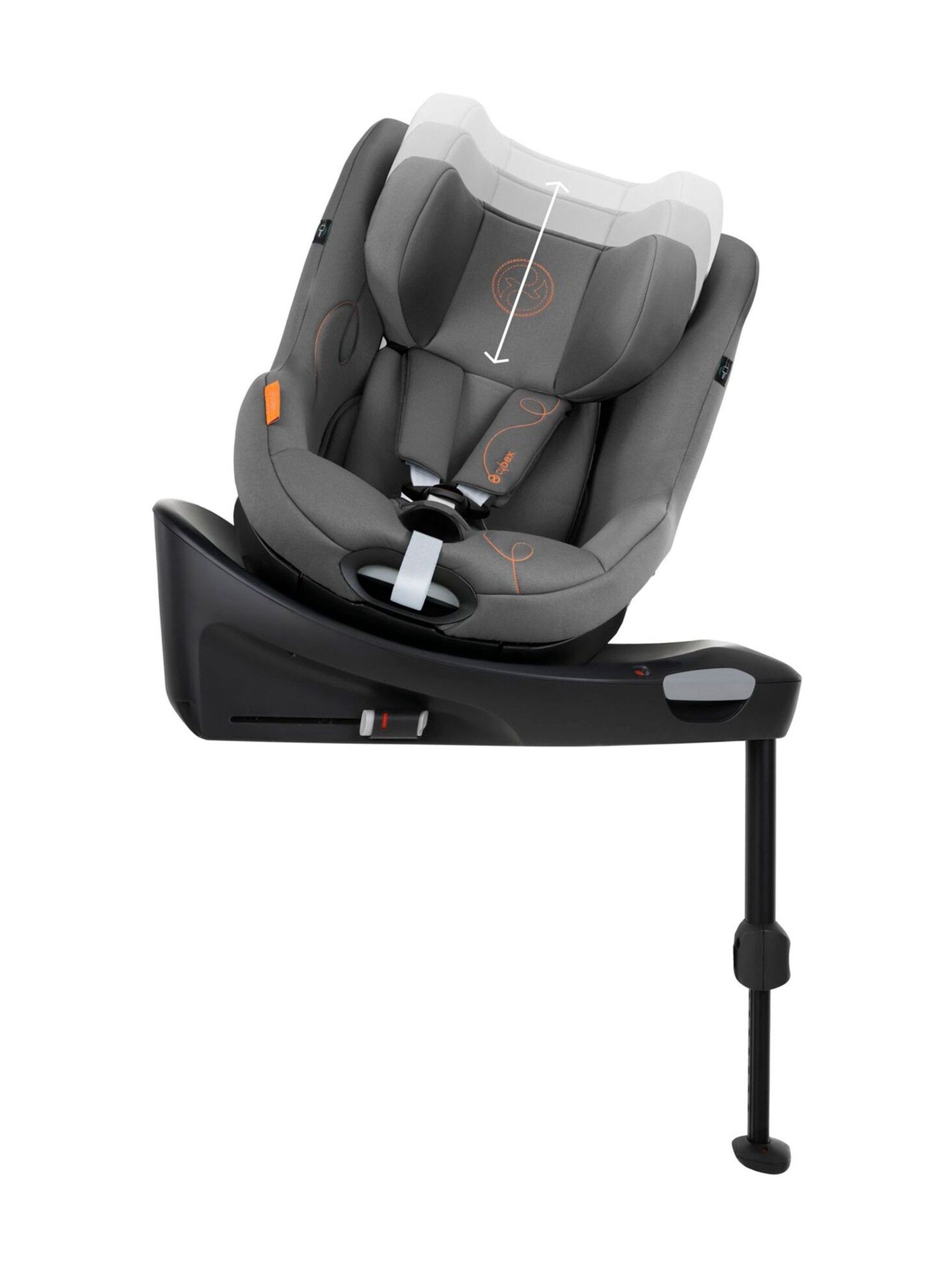 Cybex Lava Grey Sirona Gi Isize Toddler Car Seat - Image 4 of 5