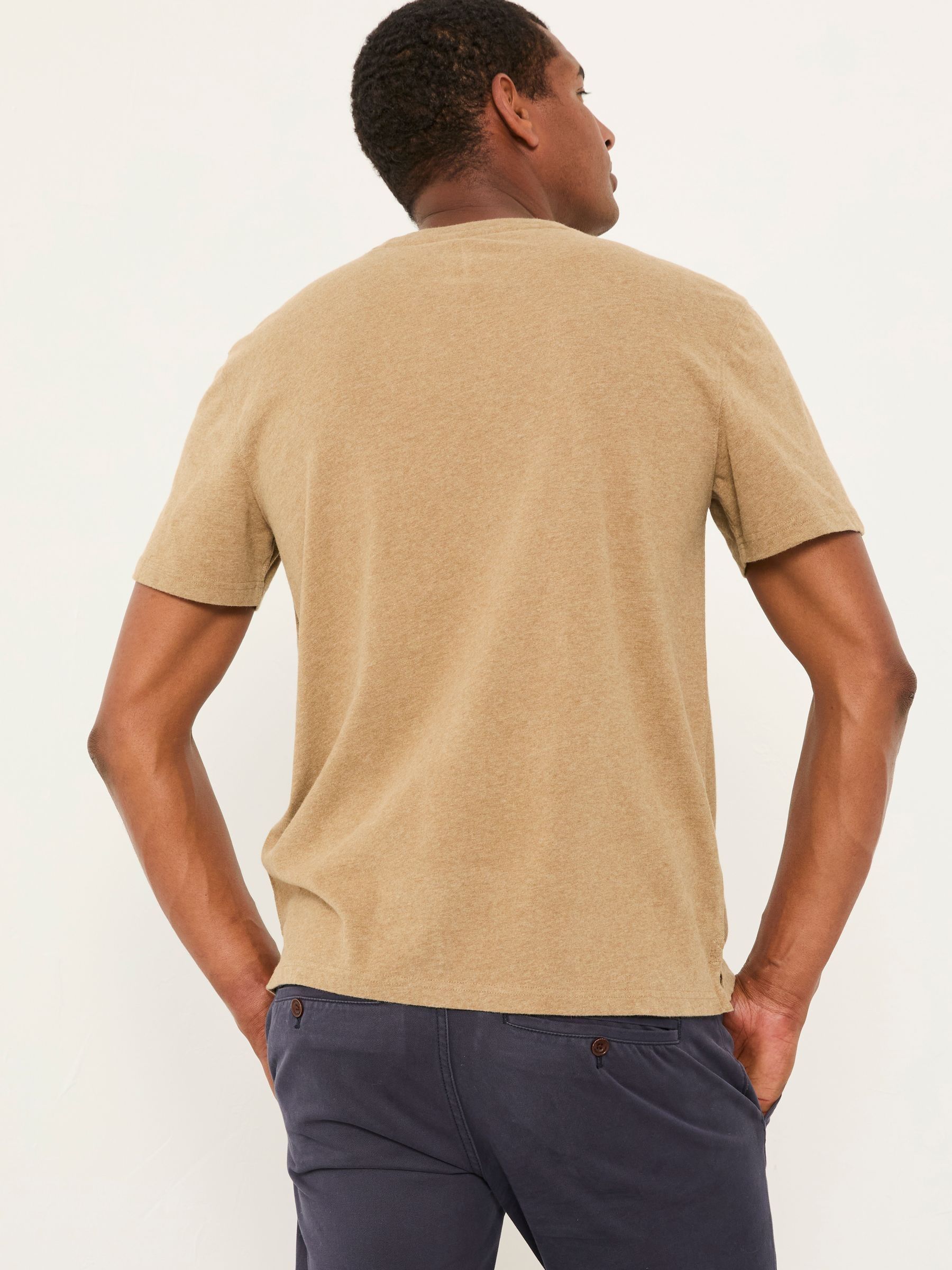 Lulworth Dark Natural Short Sleeve T-Shirt - Image 2 of 5