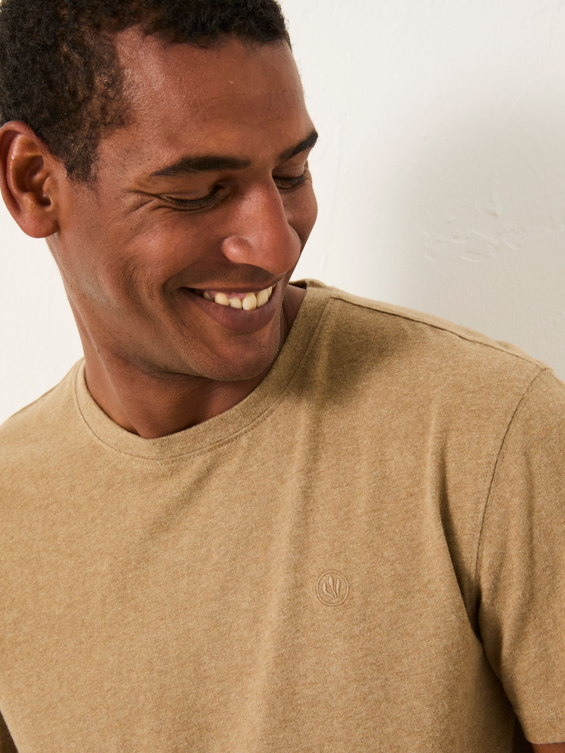 Lulworth Dark Natural Short Sleeve T-Shirt - Image 3 of 5