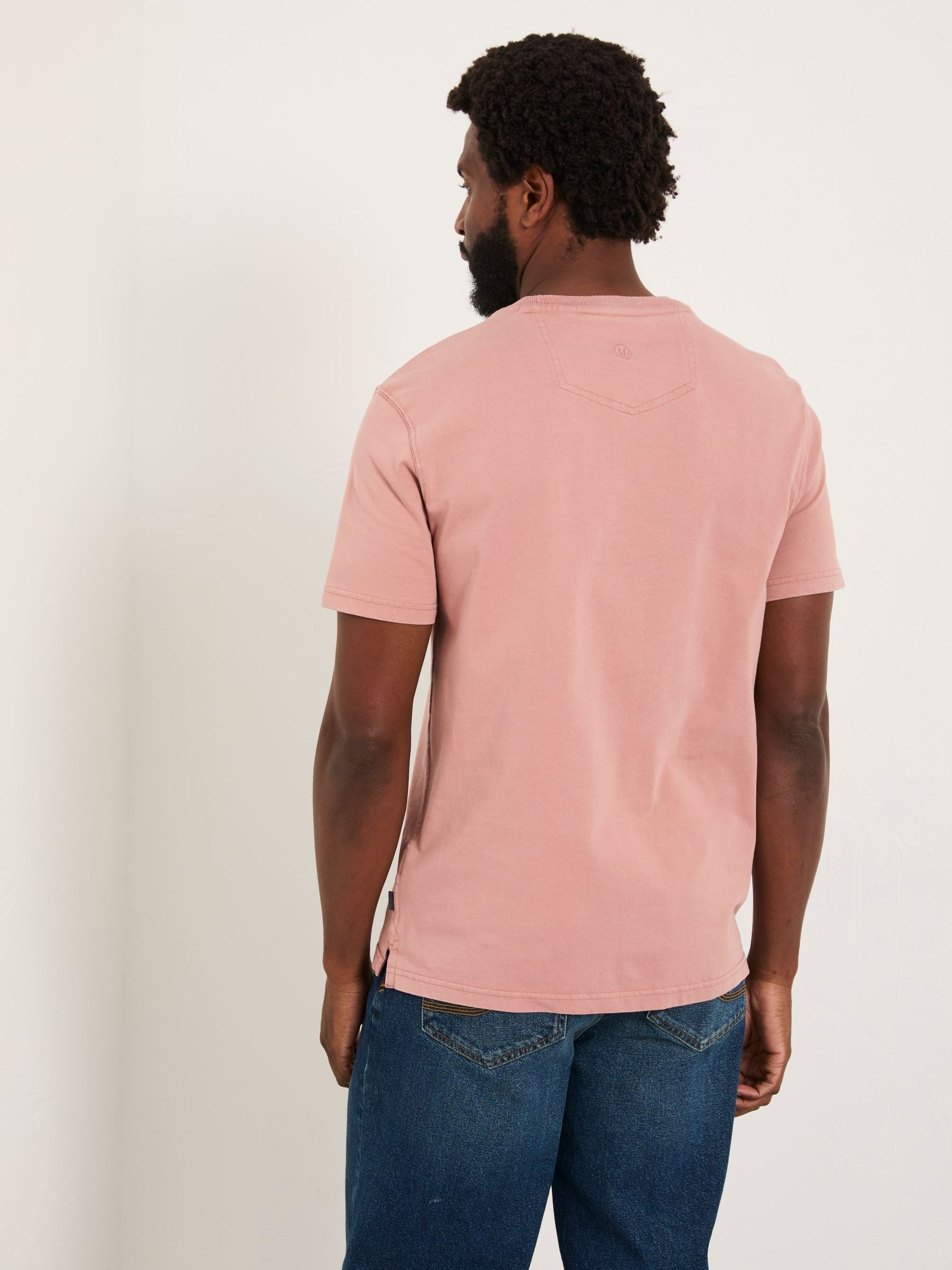 Cove Rose Pink Pocket T-Shirt - Image 2 of 5 Cove Rose Pink Pocket T-Shirt - Image 2 of 5