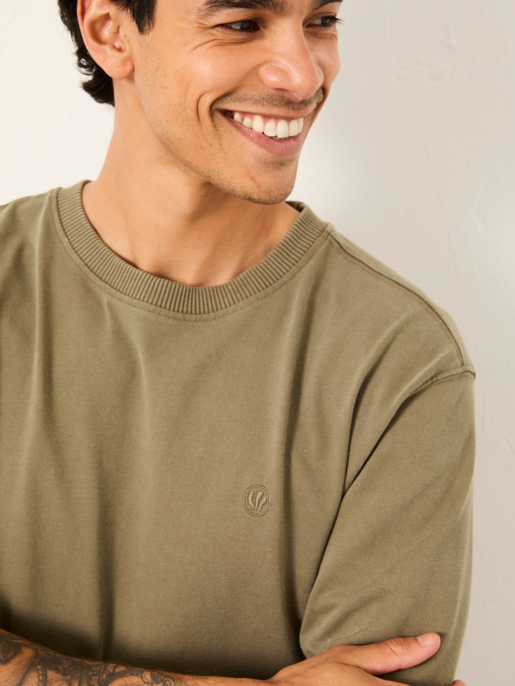 Arne Green Haze Arne Heavyweight Relaxed Fit Tshirt - Image 3 of 5