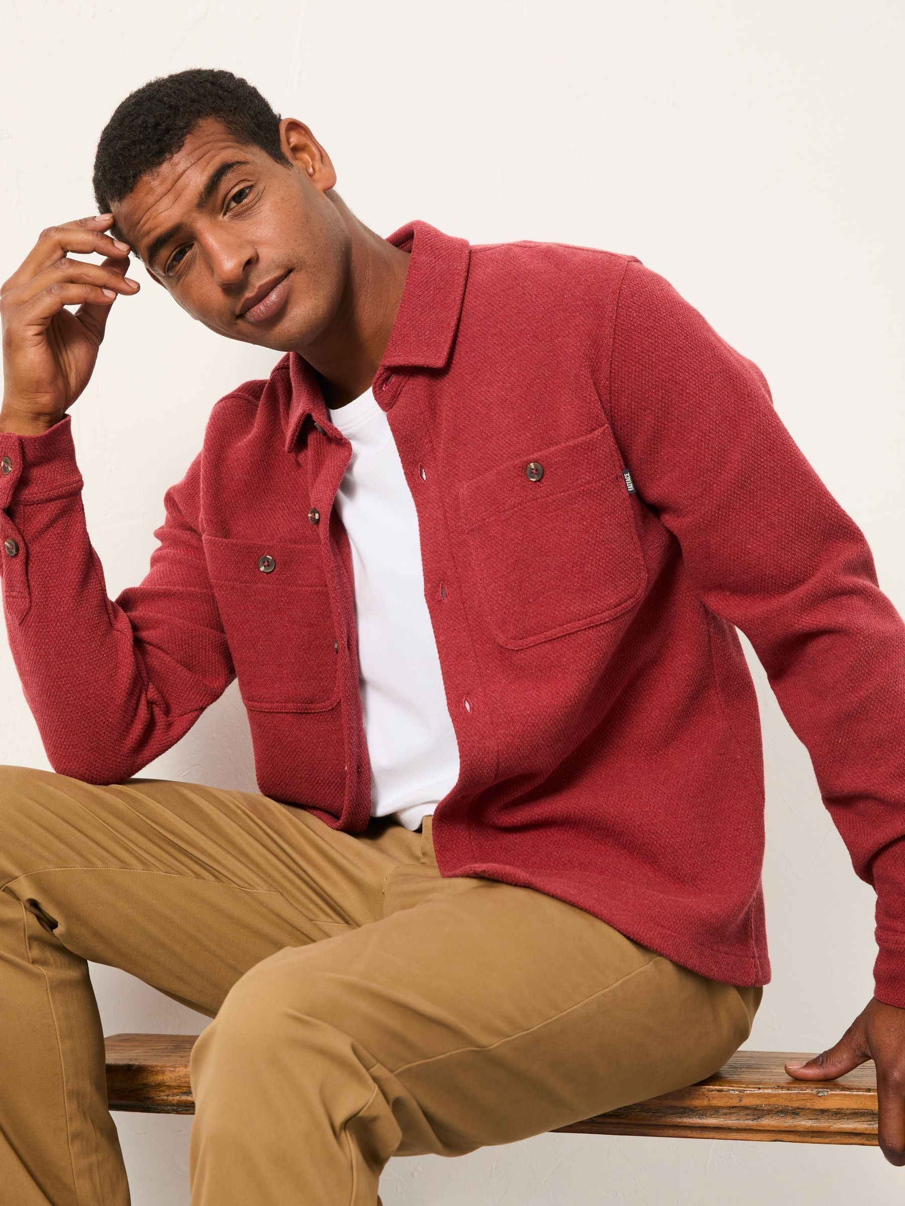 Terracotta Waffle Shirt - Image 4 of 5