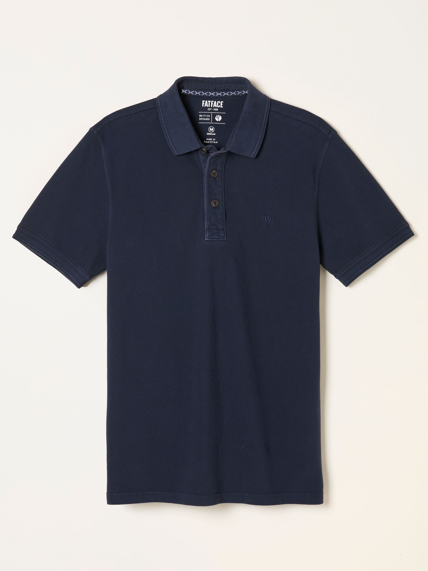 Navy Short Sleeve Pique Polo - Image 5 of 5