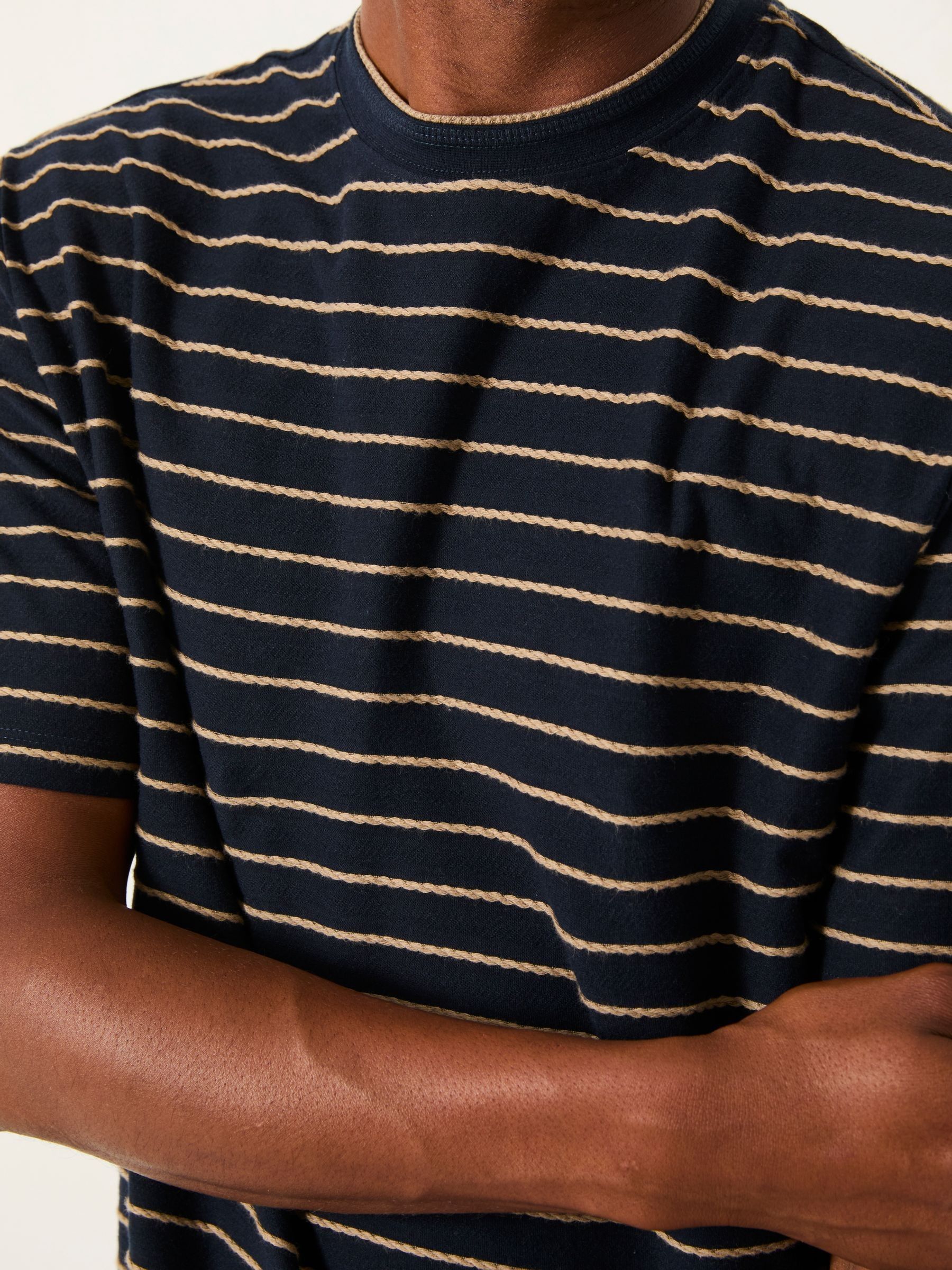 Colden stripe tee Navy Stripe Tee - Image 3 of 4