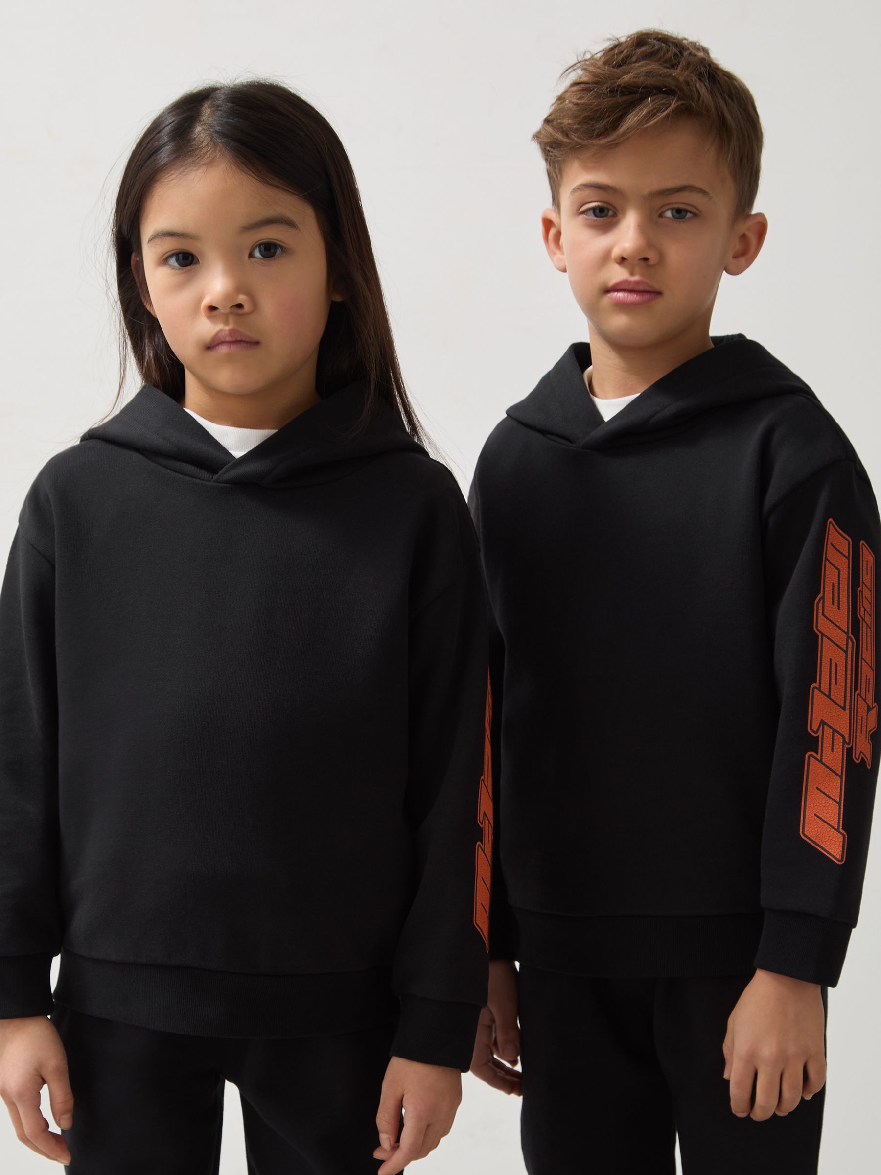 3-9 yrs McLaren F1 Team Cotton Logo Hoodie Unisex Fit in Black - Image 1 of 7