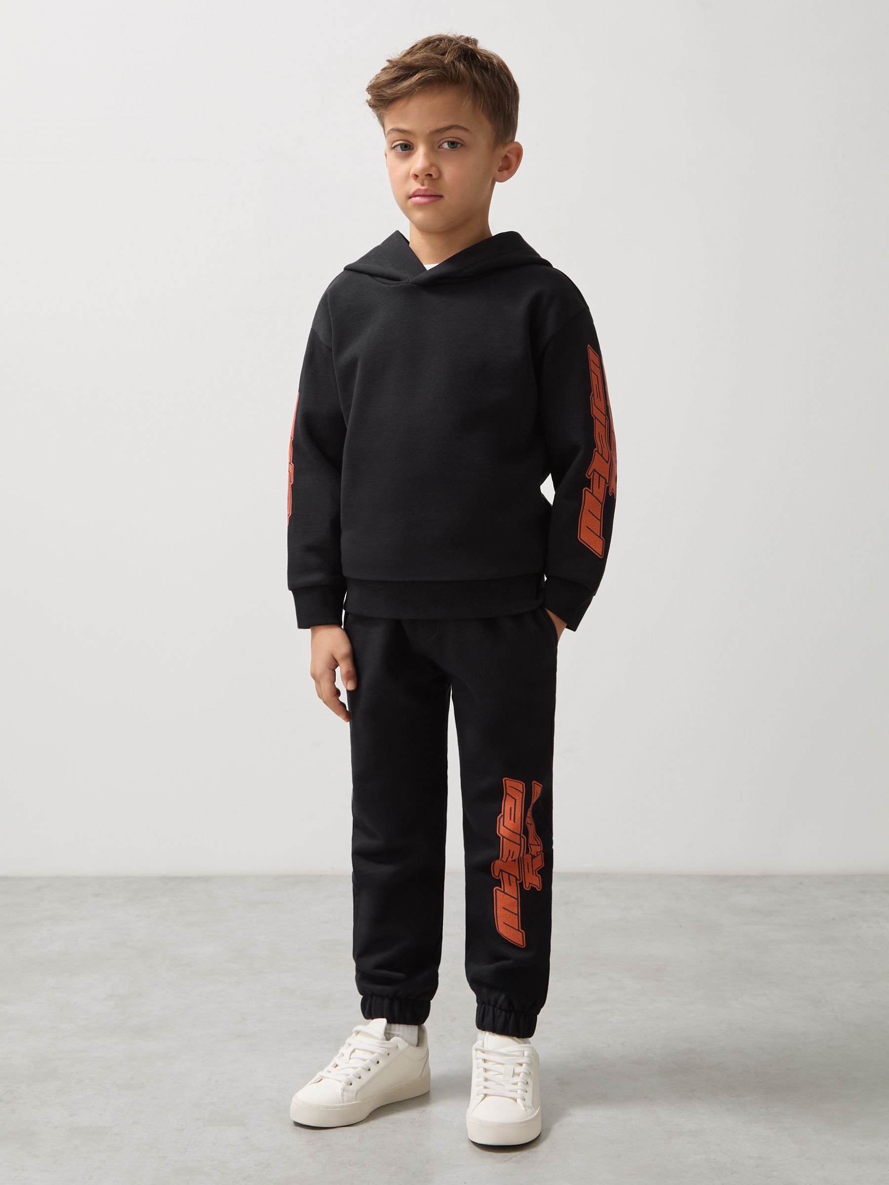3-9 yrs McLaren F1 Team Cotton Logo Joggers Unisex Fit in Black - Image 3 of 8