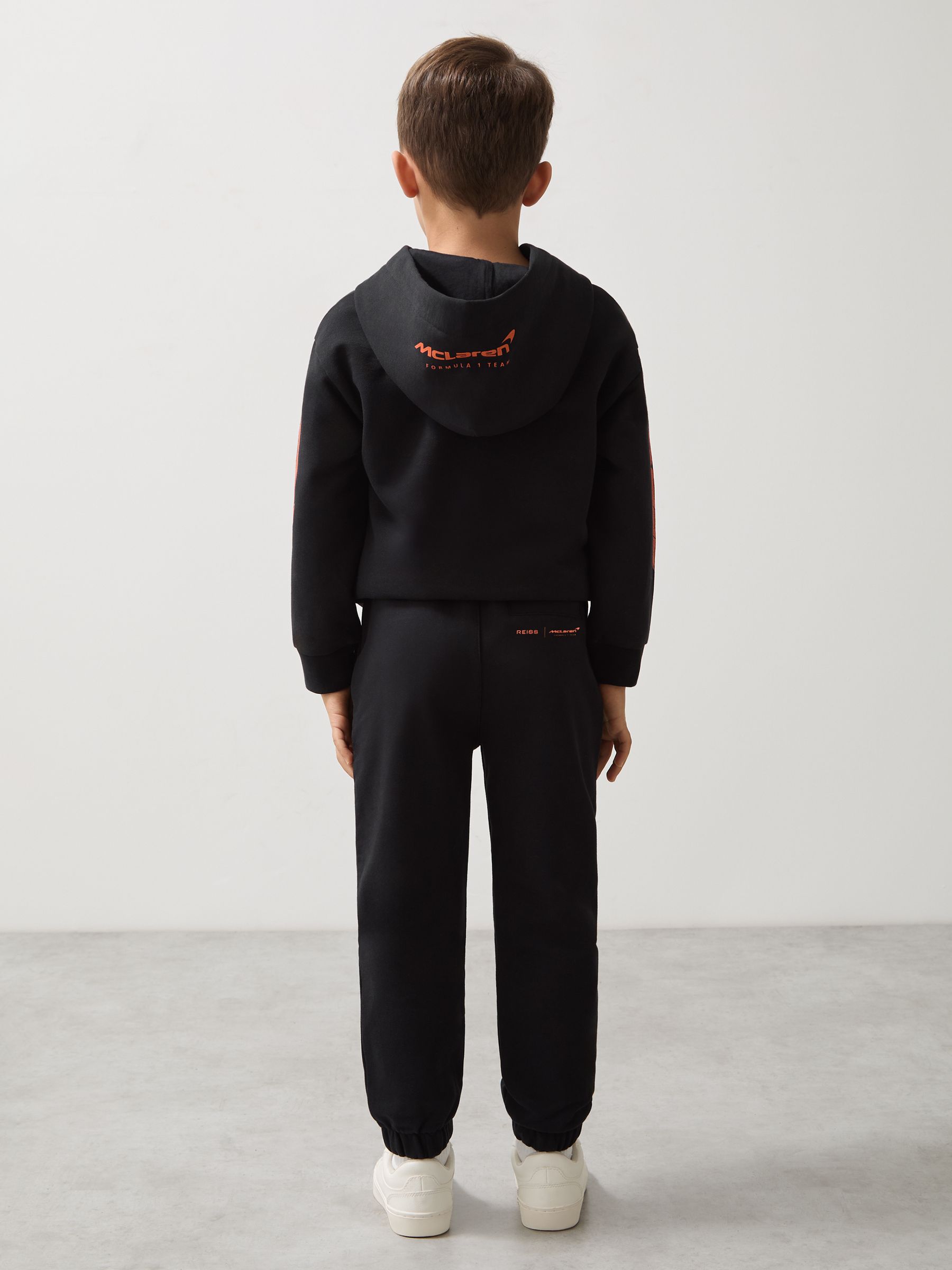 3-9 yrs McLaren F1 Team Cotton Logo Joggers Unisex Fit in Black - Image 5 of 8
