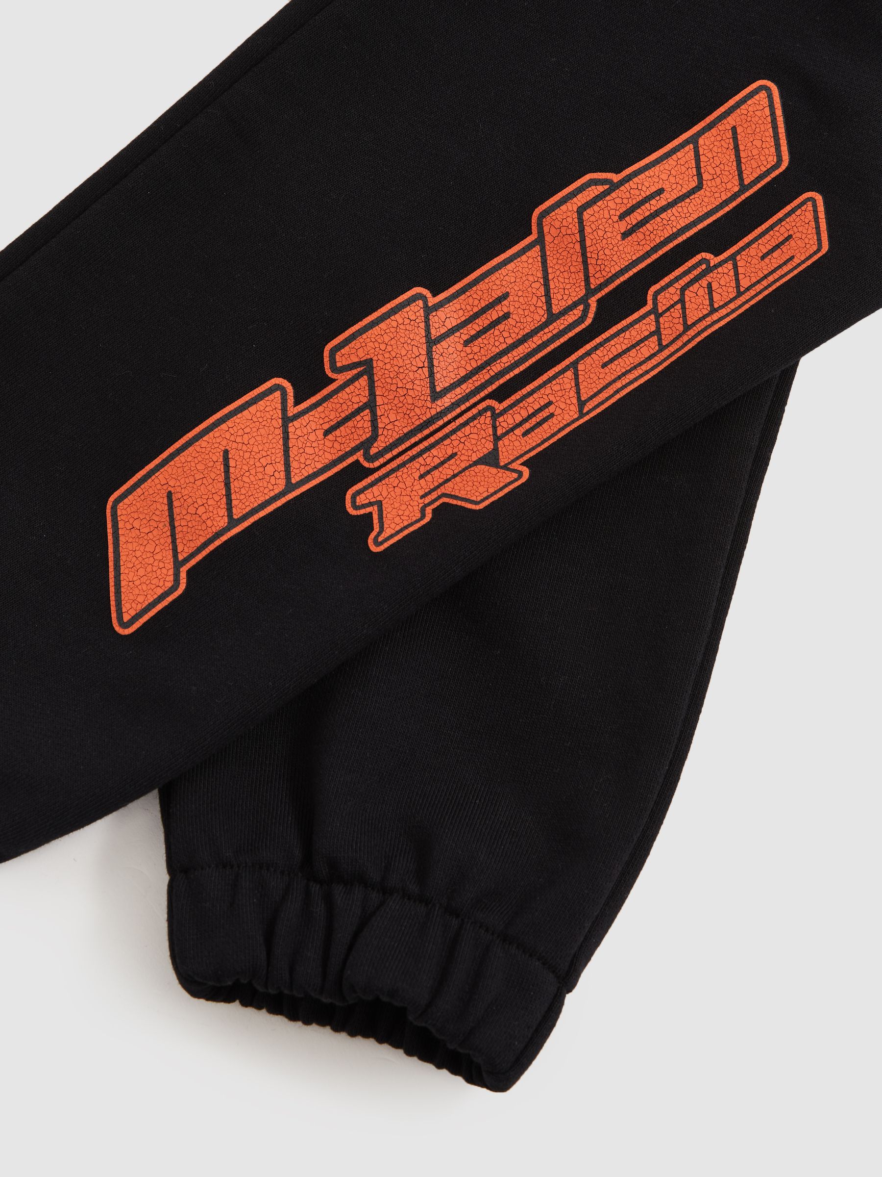 3-9 yrs McLaren F1 Team Cotton Logo Joggers Unisex Fit in Black - Image 7 of 8