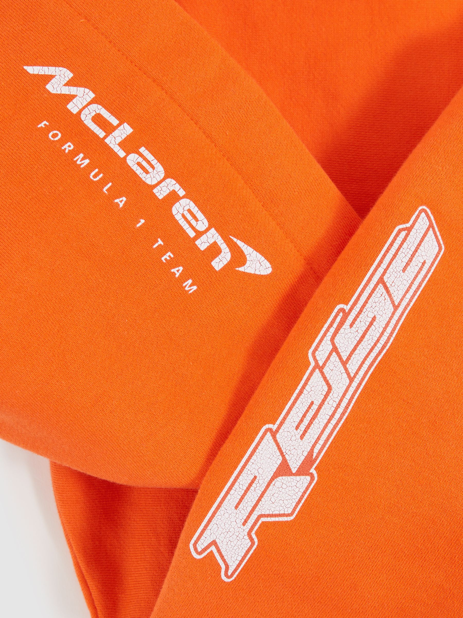 3-9 yrs McLaren F1 Team Cotton Logo Hoodie Unisex Fit in Orange - Image 6 of 7