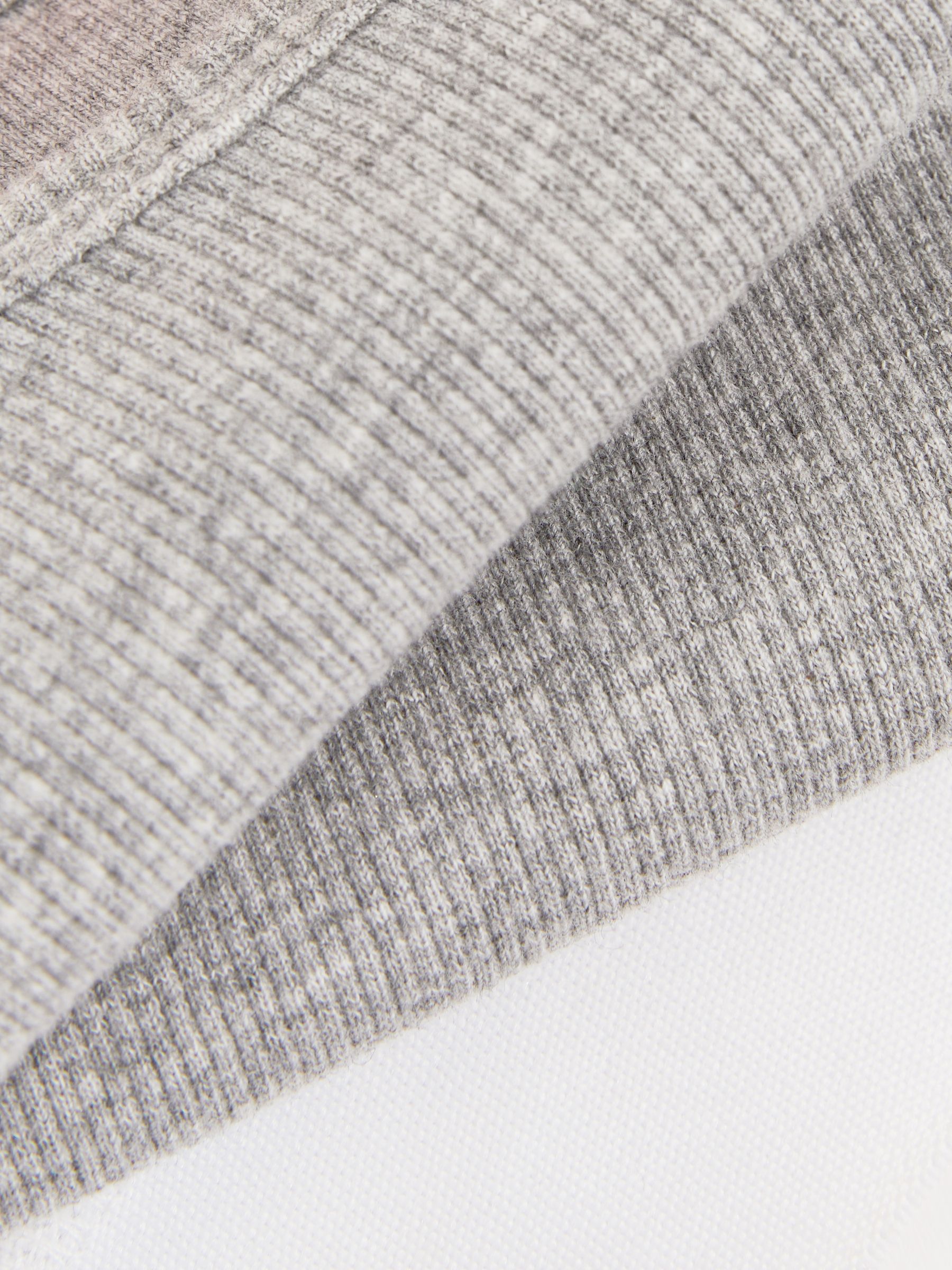 McLaren F1 Team Ribbed Cropped Vest in Grey Melange - Image 6 of 7