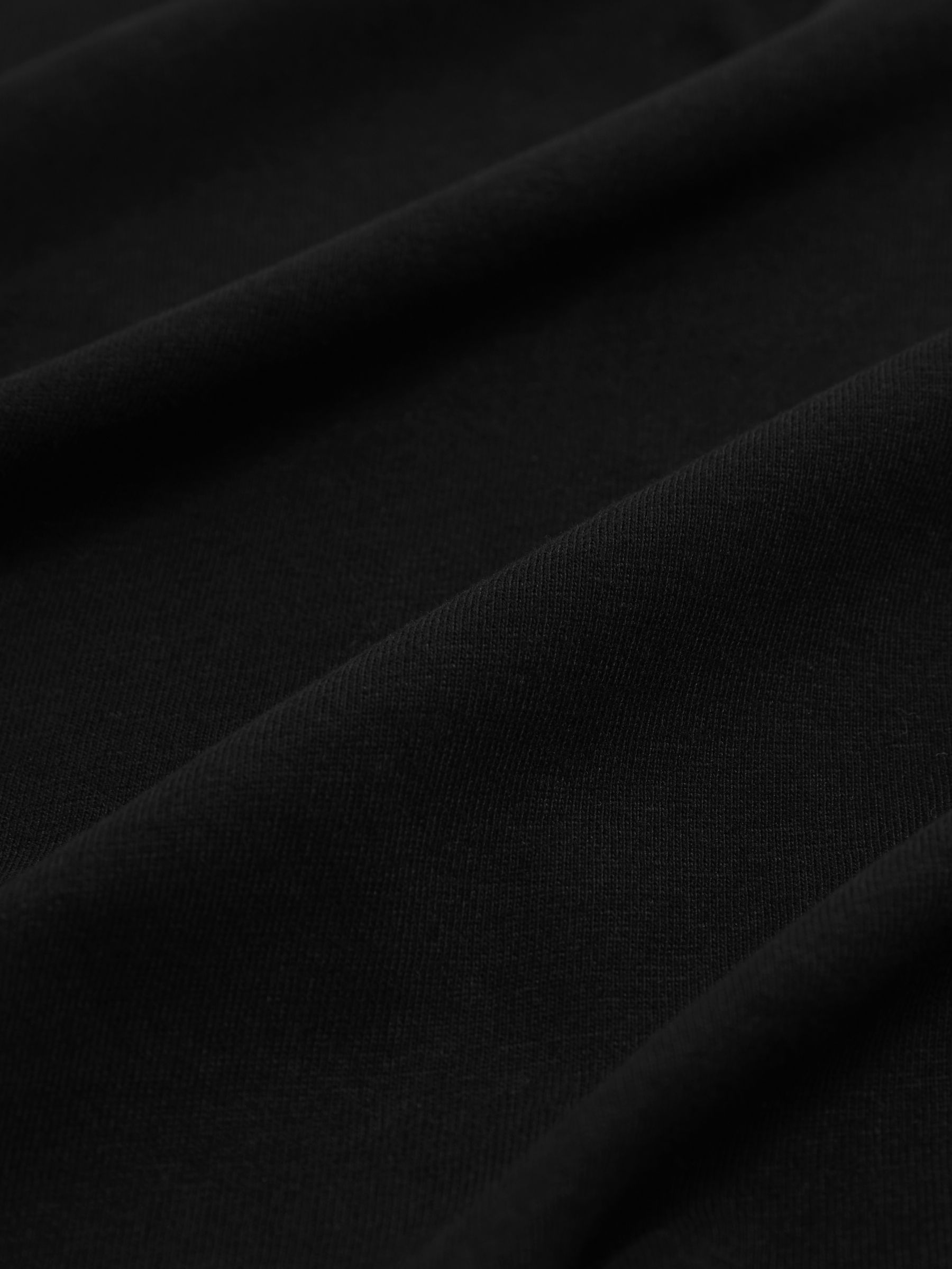 Crew-Neck T-Shirt in Black - Image 4 of 4