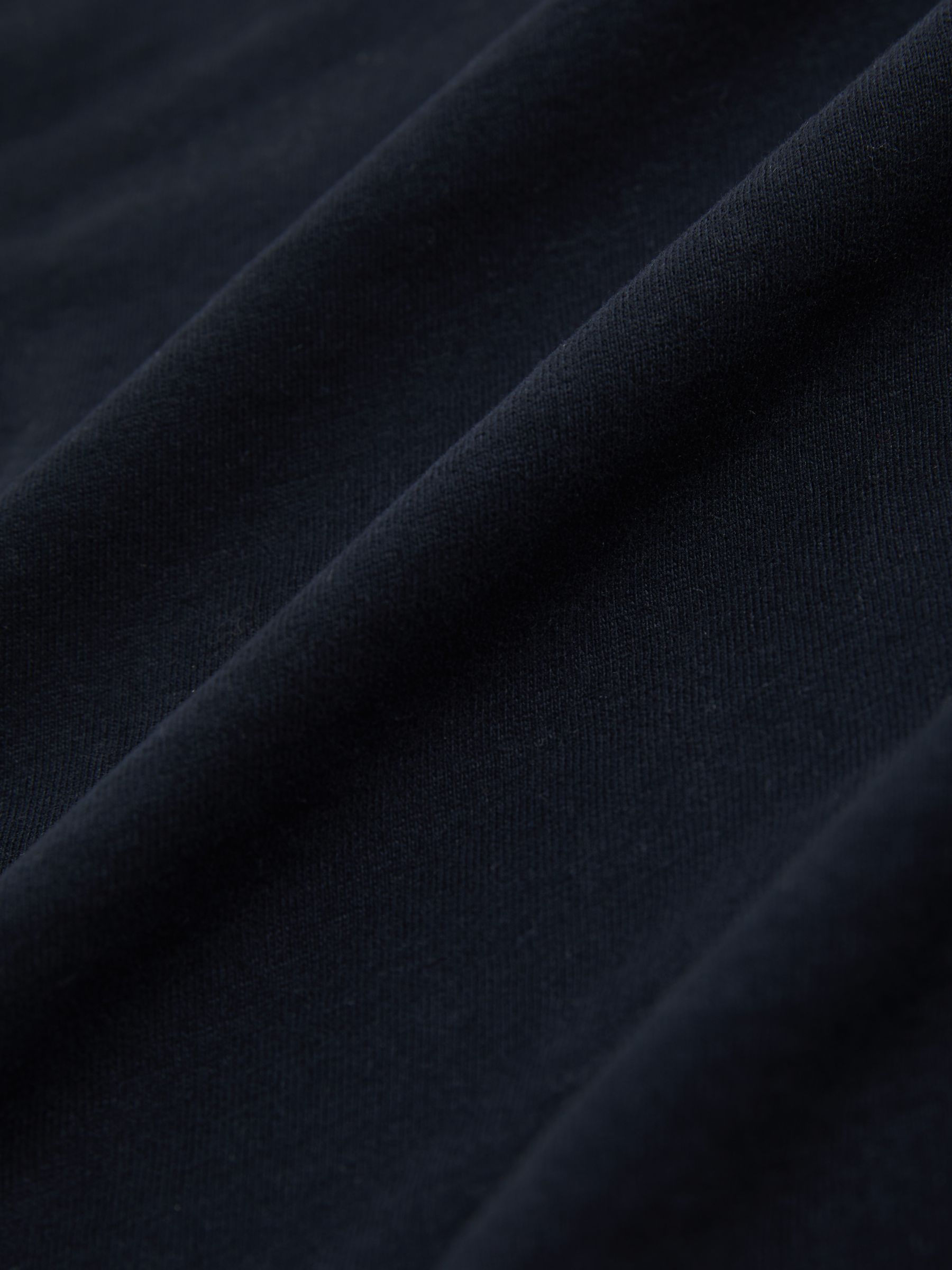 13-14 yrs Cotton Crew-Neck T-Shirt in Navy - Image 4 of 4