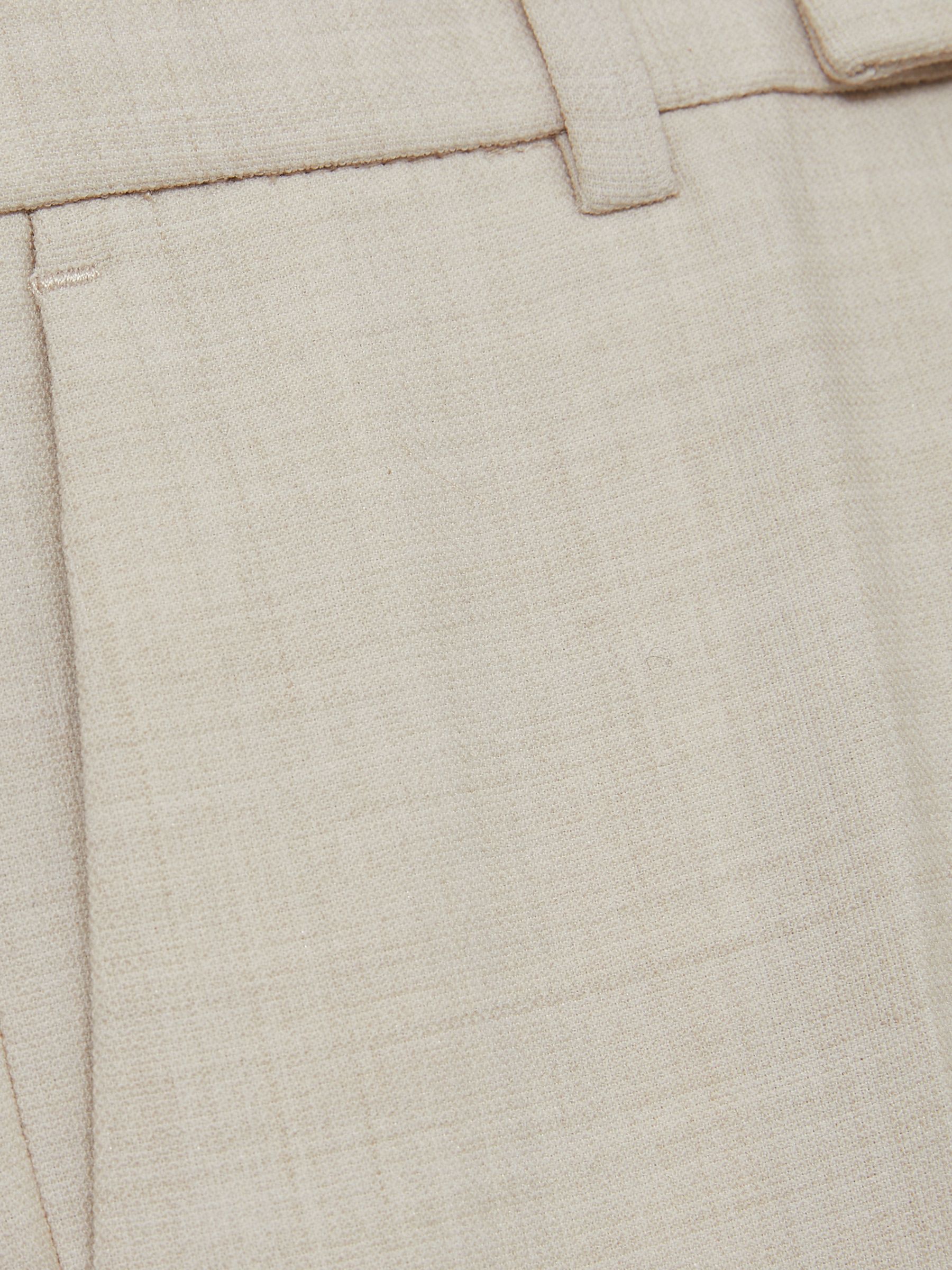 13-14 yrs Slim-Fit Trousers With Wool in Stone - Image 4 of 4