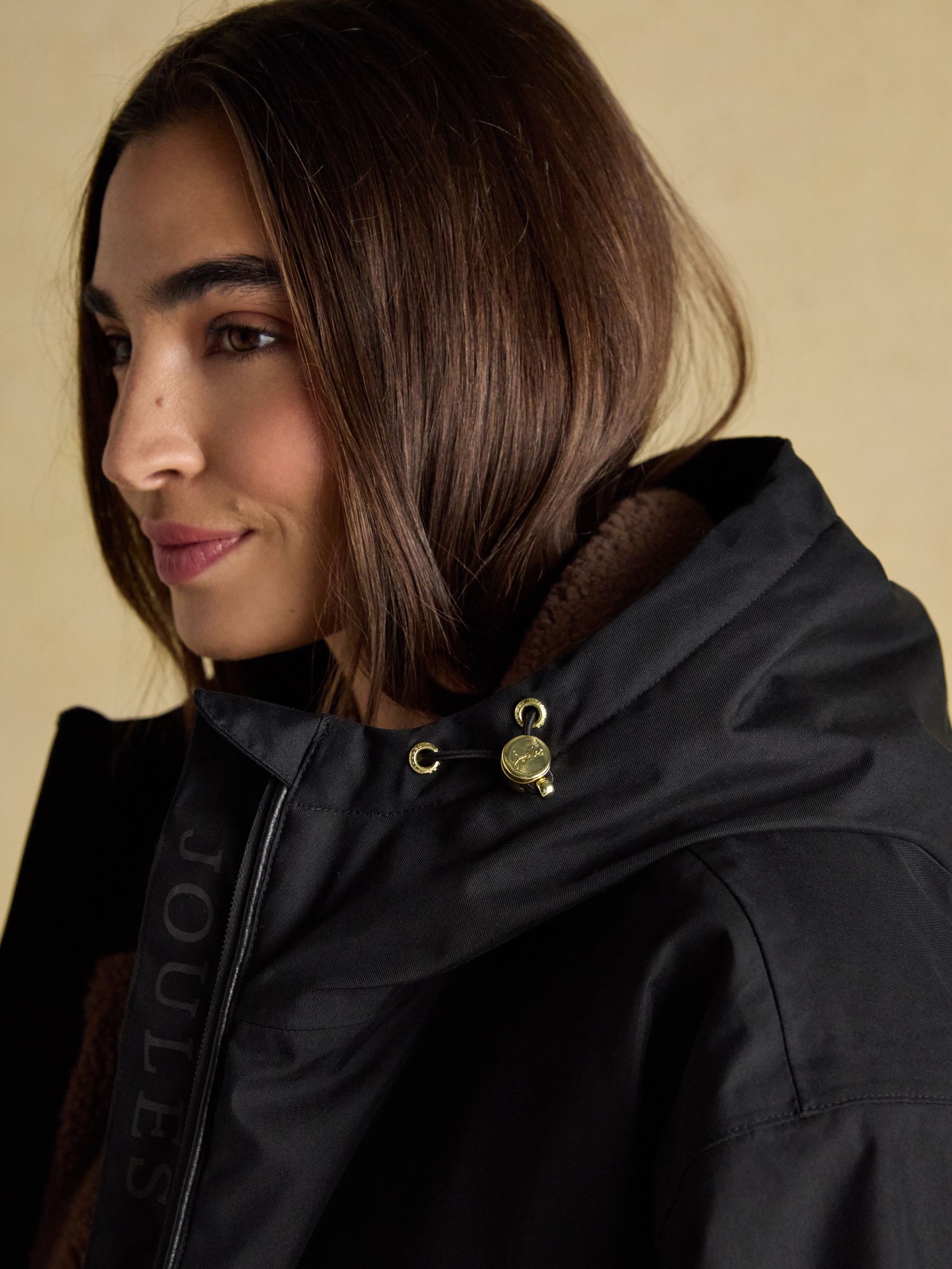 Coverwell Black Waterproof Fleece Lined Coat - Image 10 of 13