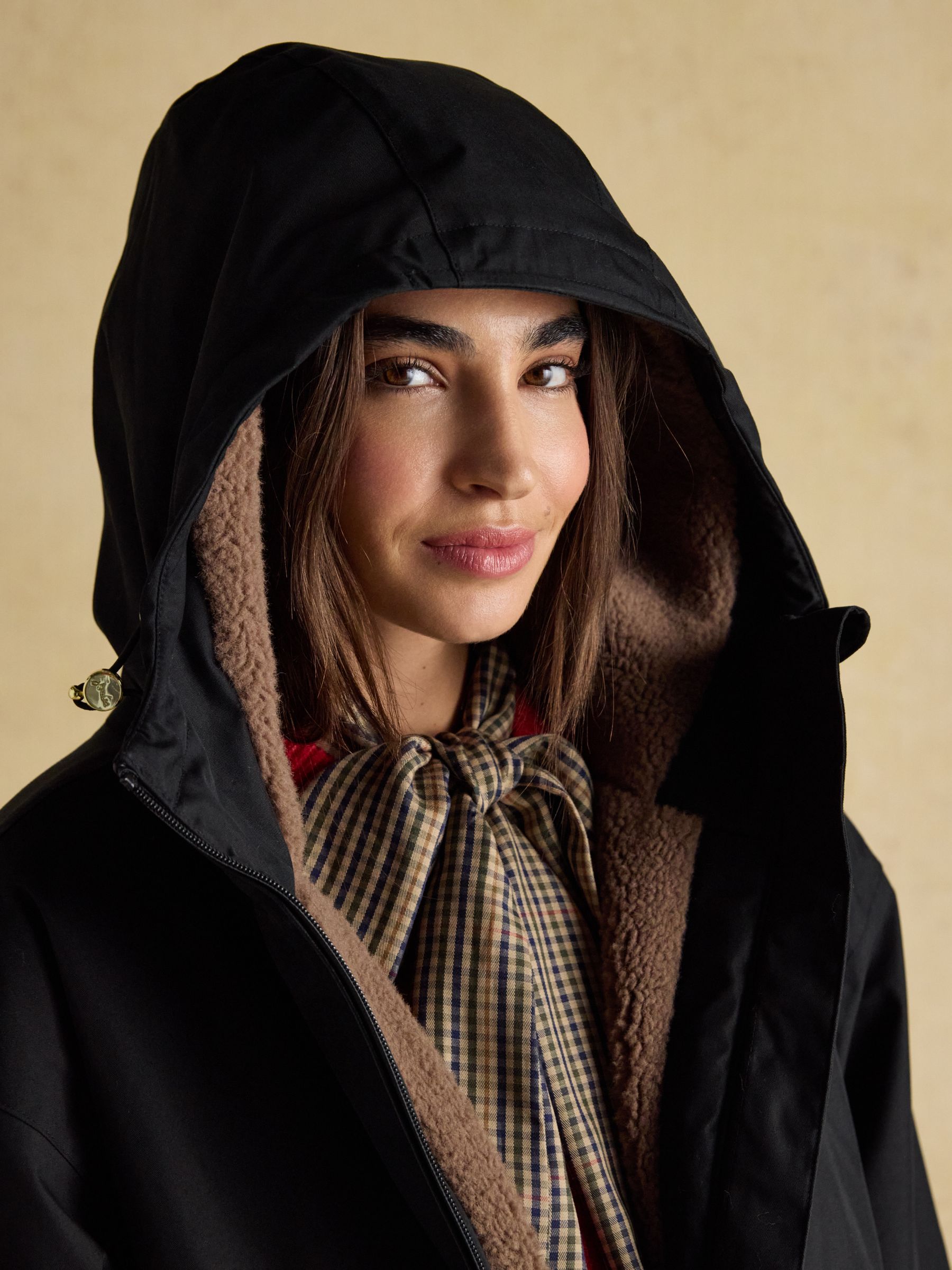 Coverwell Black Waterproof Fleece Lined Coat - Image 12 of 13