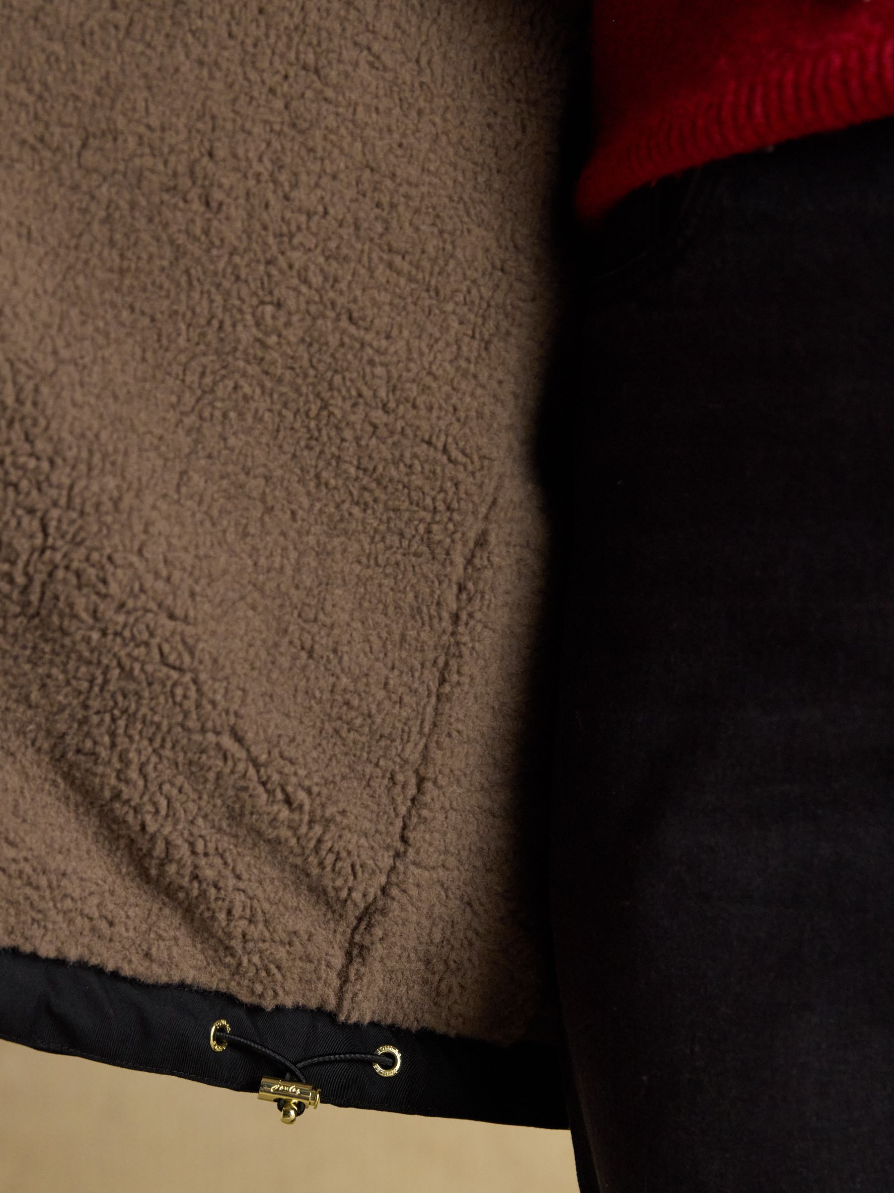 Coverwell Black Waterproof Fleece Lined Coat - Image 9 of 13