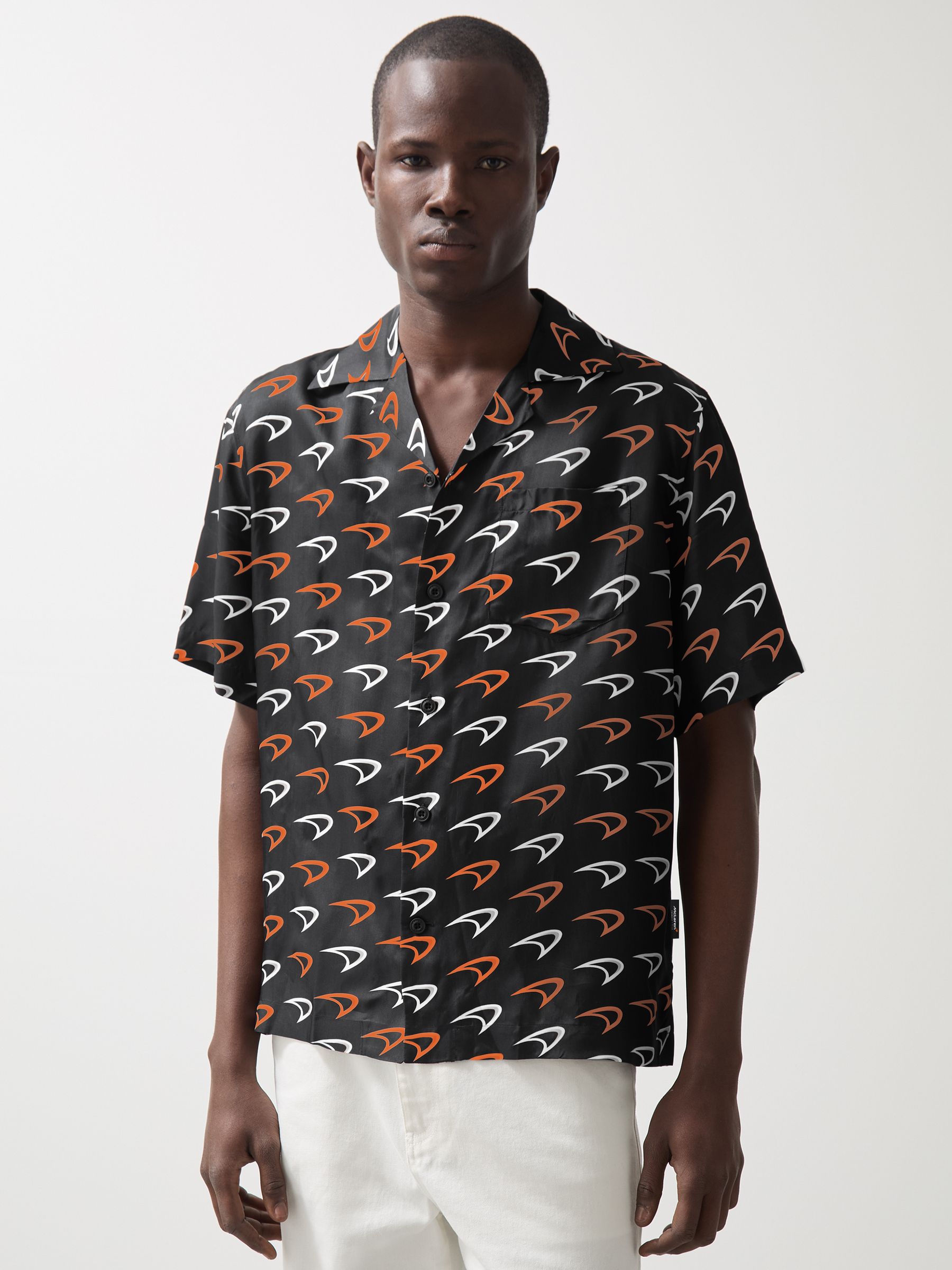 McLaren F1 Team Speedmark Logo Shirt in Black - Image 1 of 6