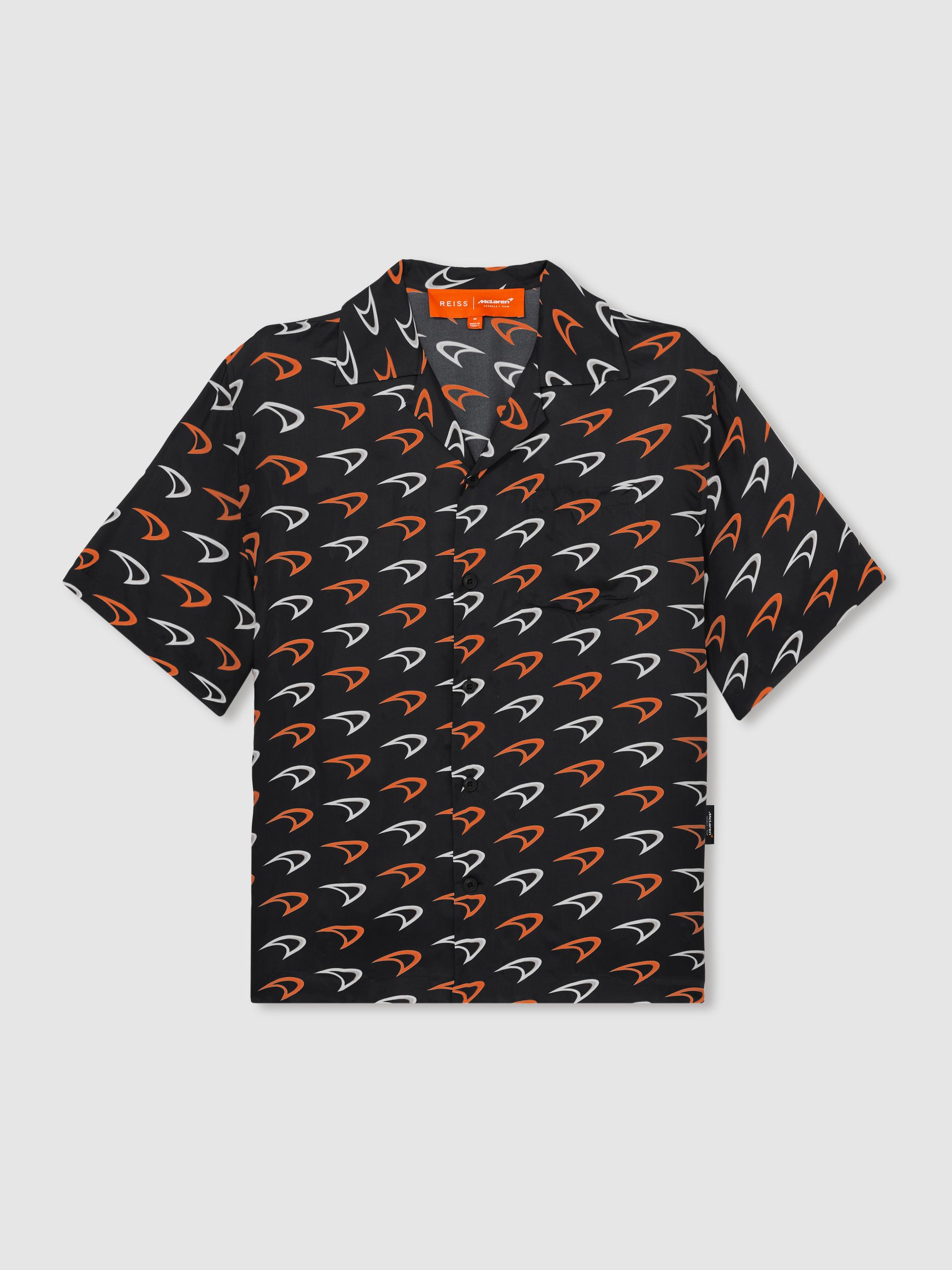 McLaren F1 Team Speedmark Logo Shirt in Black - Image 2 of 6