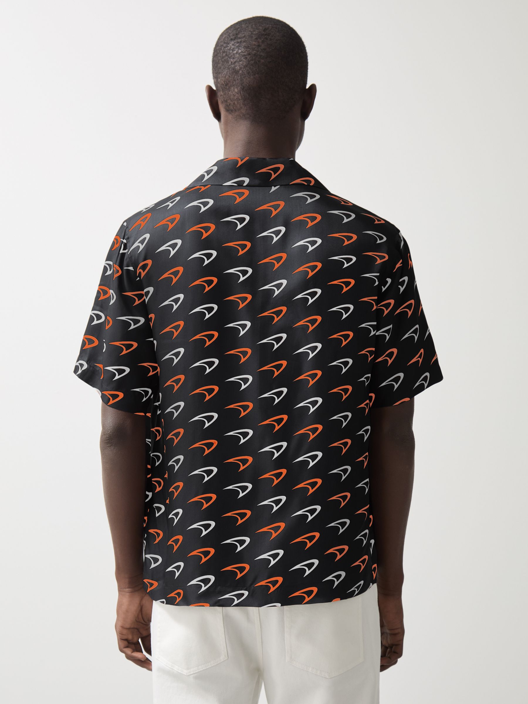 McLaren F1 Team Speedmark Logo Shirt in Black - Image 4 of 6