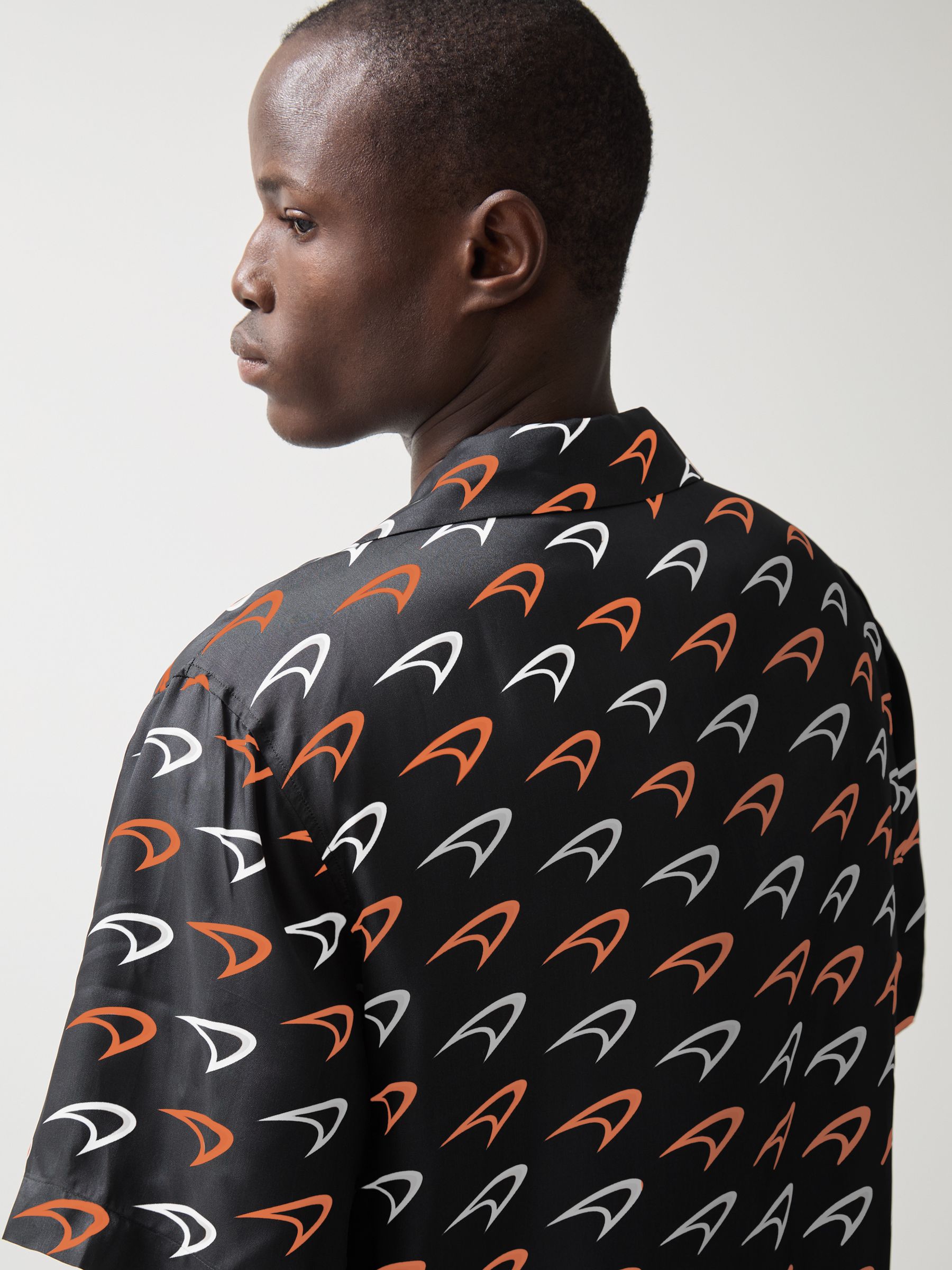 McLaren F1 Team Speedmark Logo Shirt in Black - Image 5 of 6