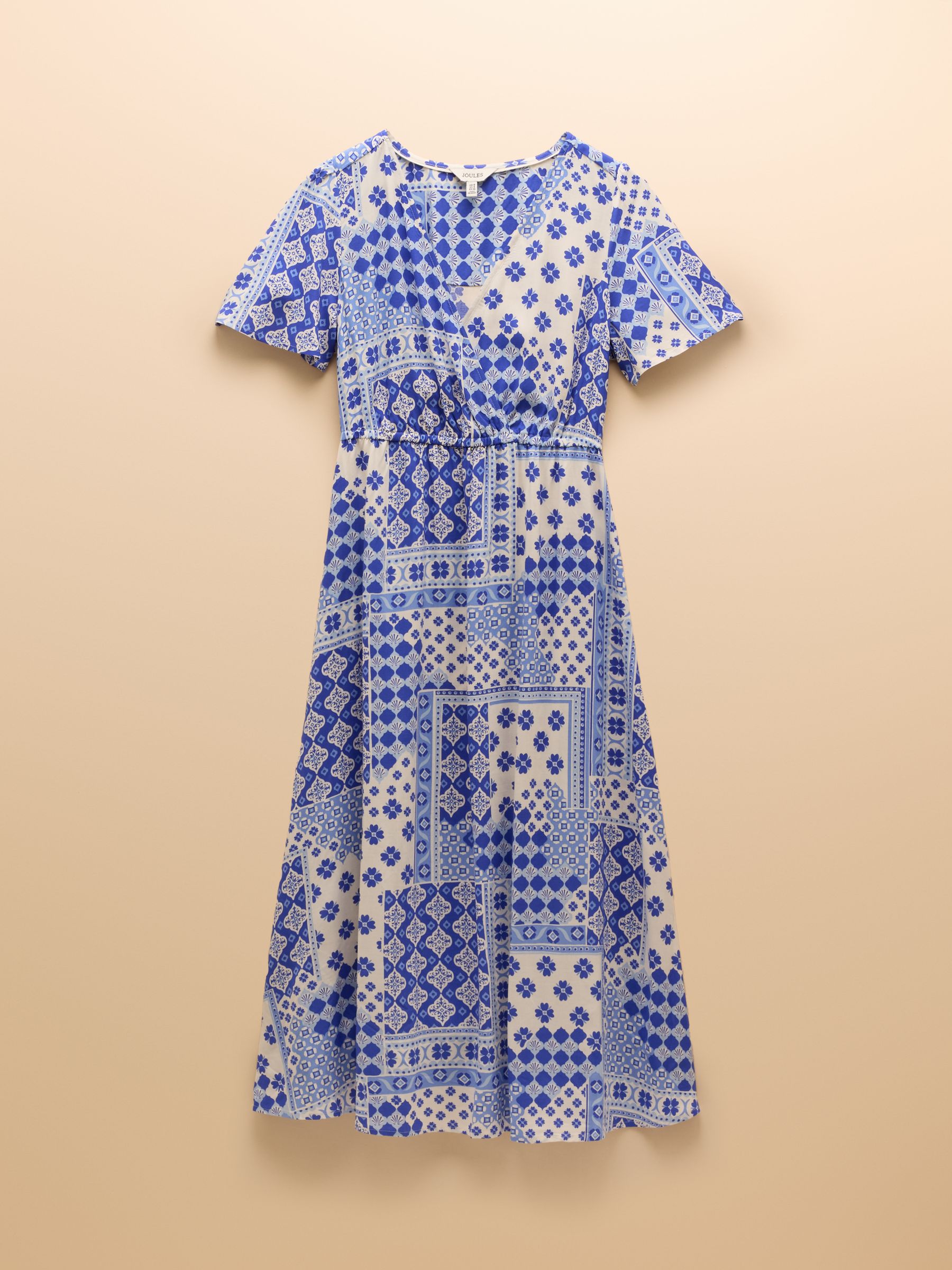 Adele Blue Wrap Dress - Image 7 of 7