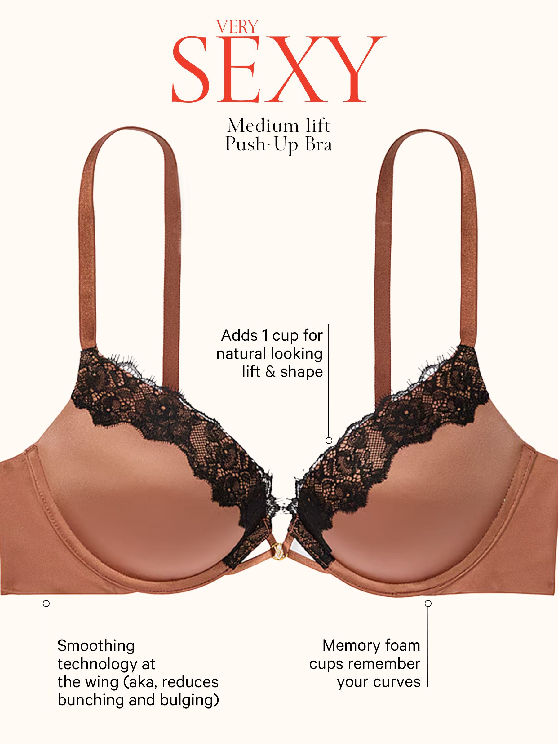 Angel Pink Push Up Bra - Image 4 of 4