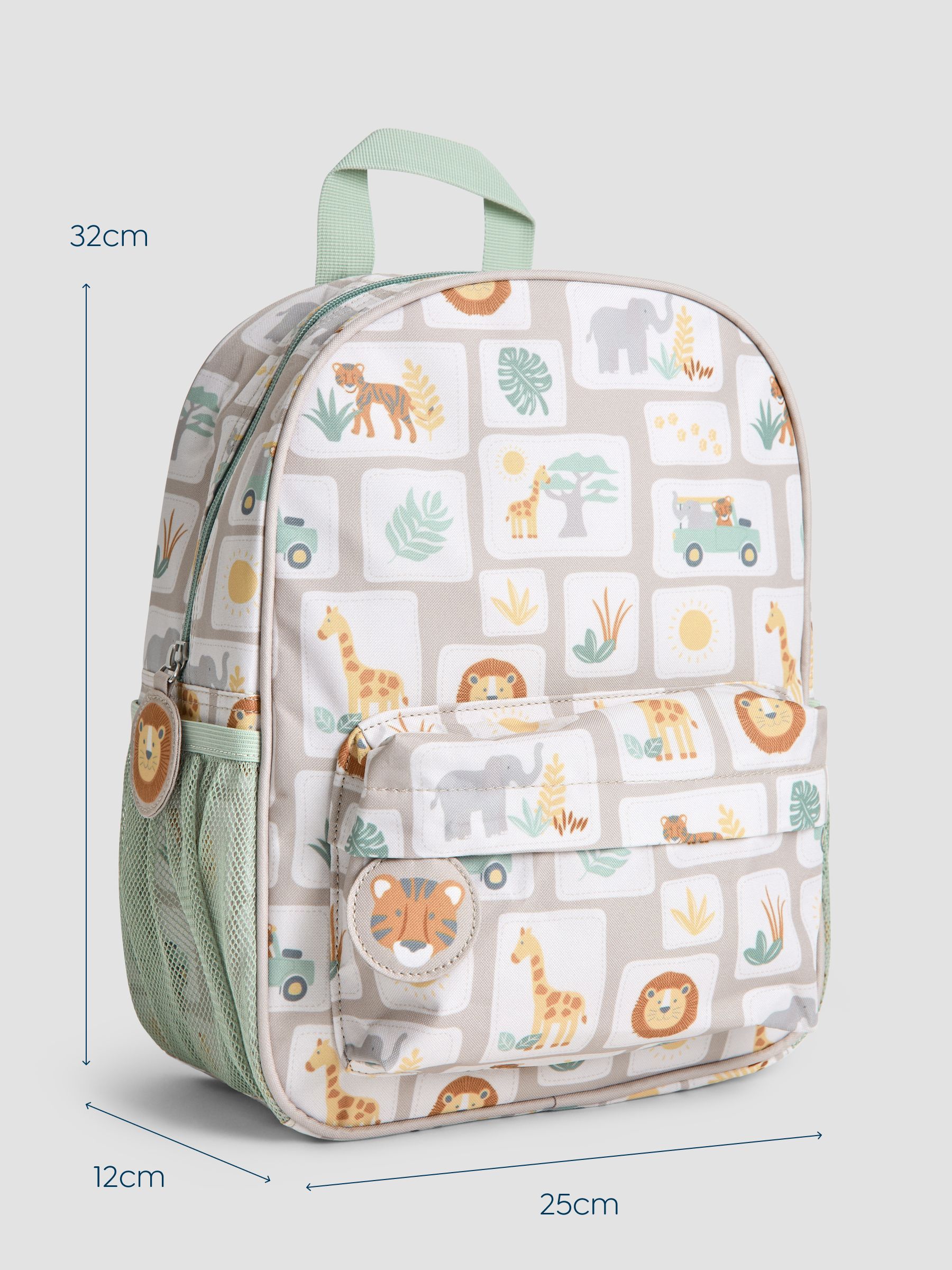 Natural Safari Medium Backpack | JoJo Maman Bébé USA